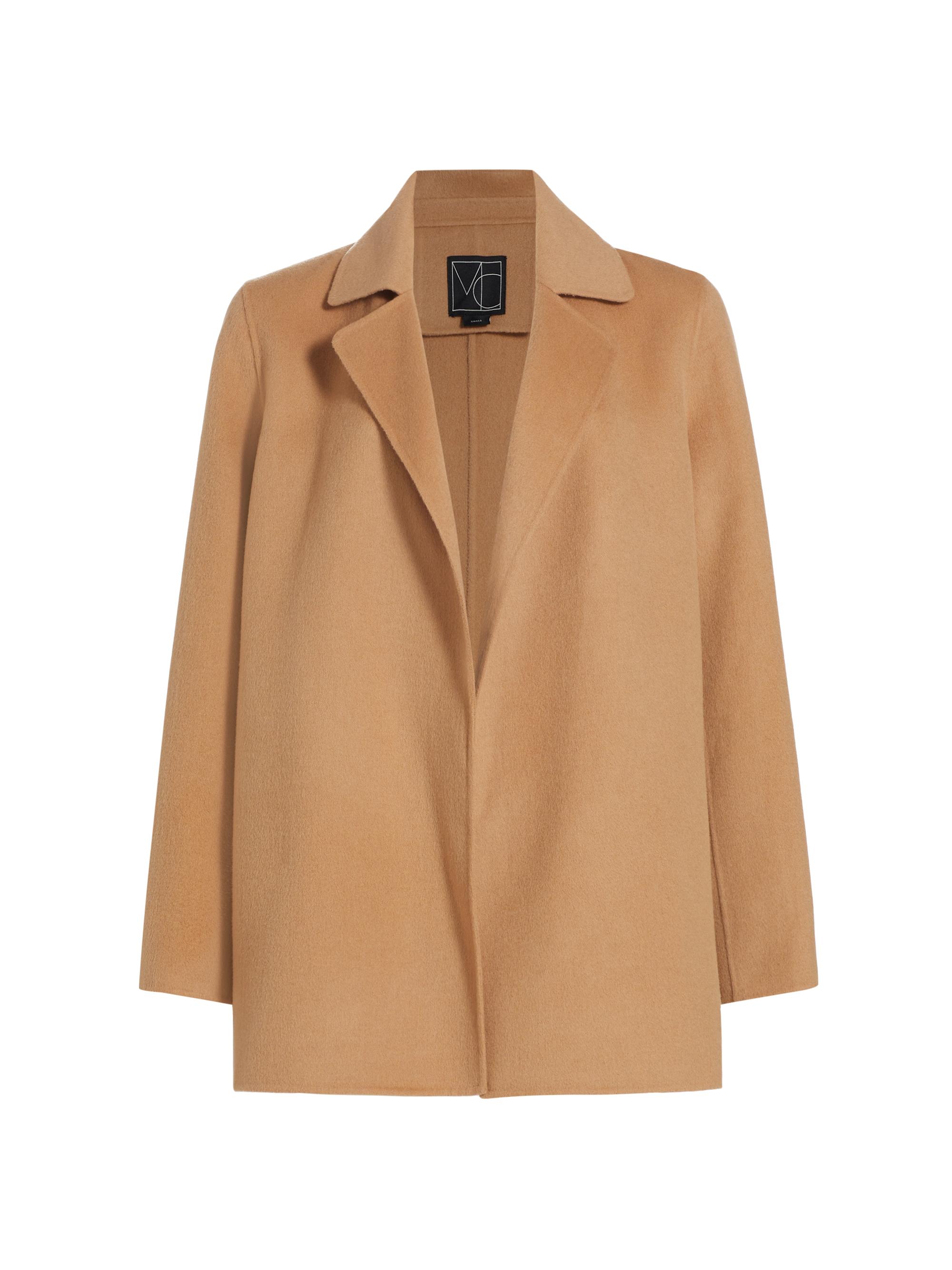 Mercer Collective Women's Kate Open-Front Wool Coat - Camel