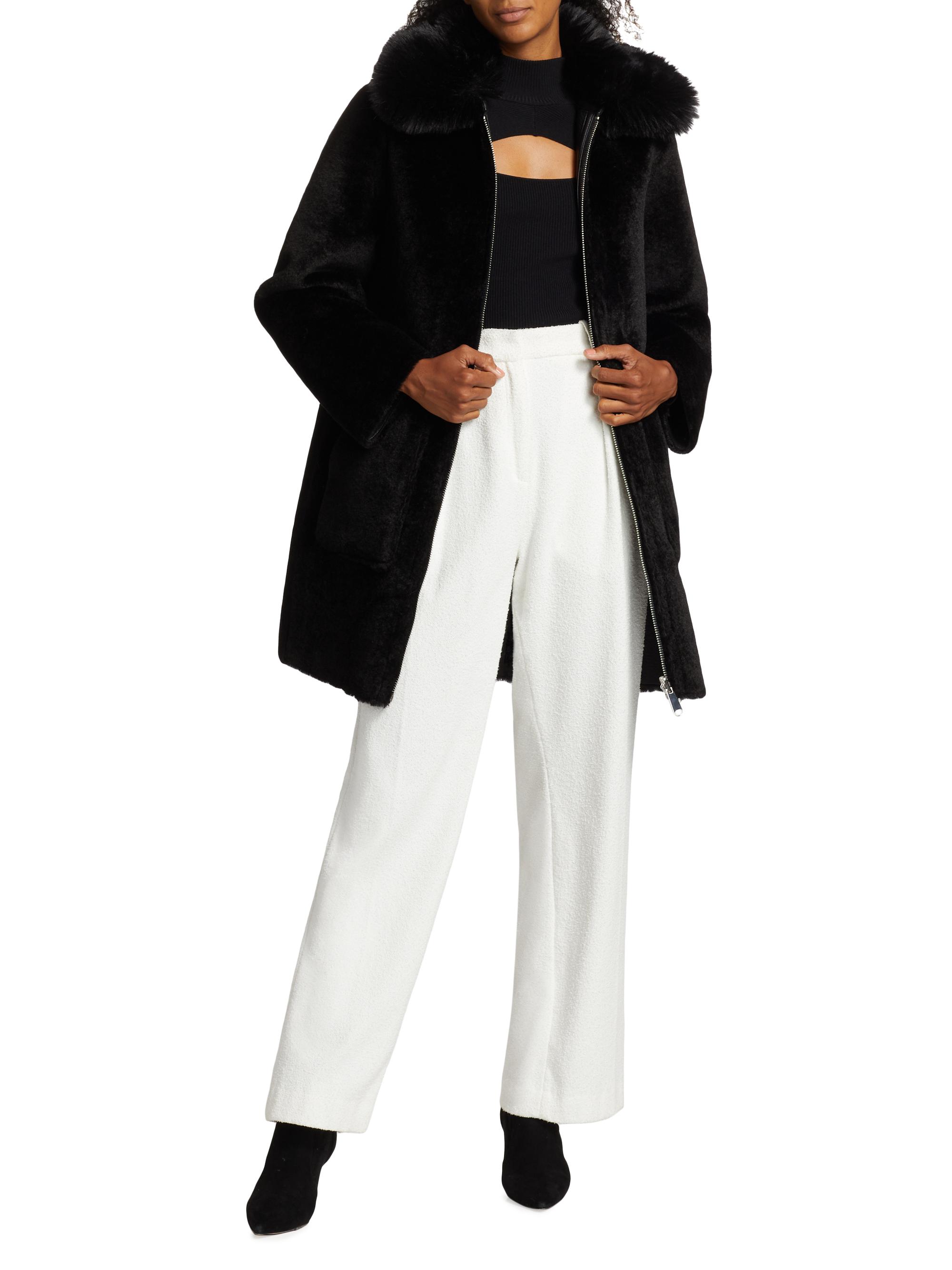Mercer Collective Alison Reversible Sherpa Coat | Saks Fifth Avenue