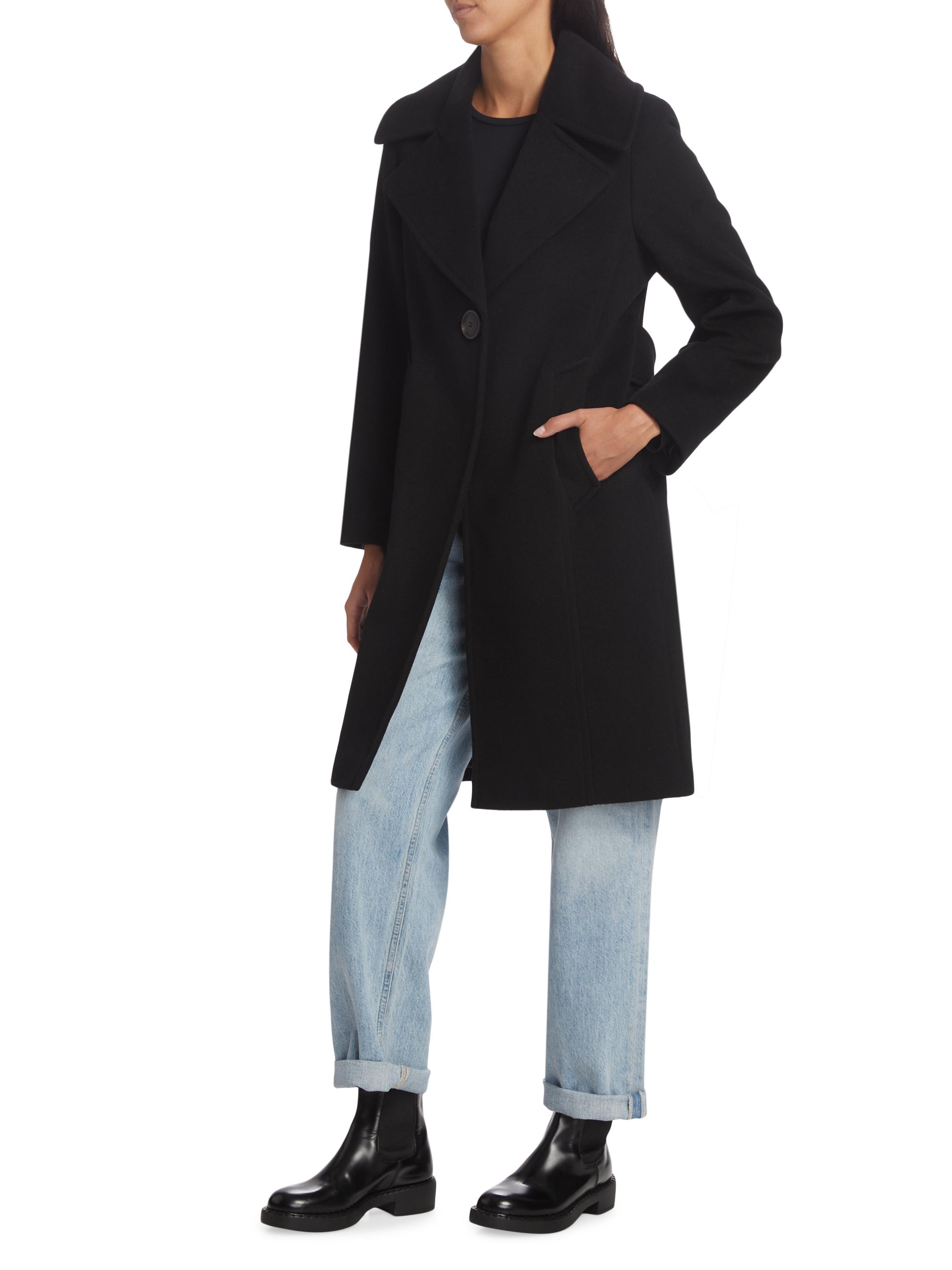 Mercer Collective Jess Wide-Collar Wool Coat | Saks Fifth Avenue