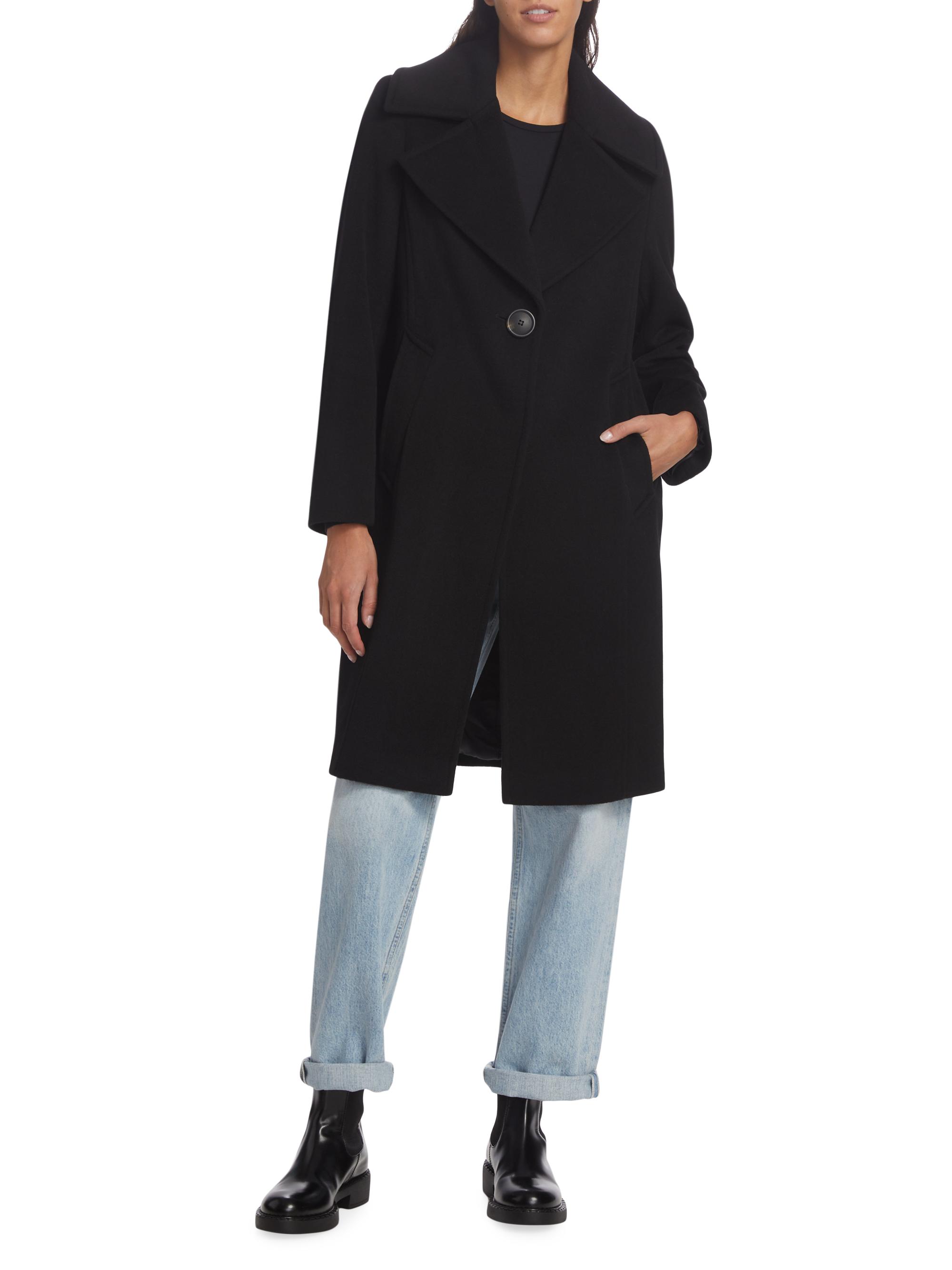 Mercer Collective Jess Wide-Collar Wool Coat | Saks Fifth Avenue