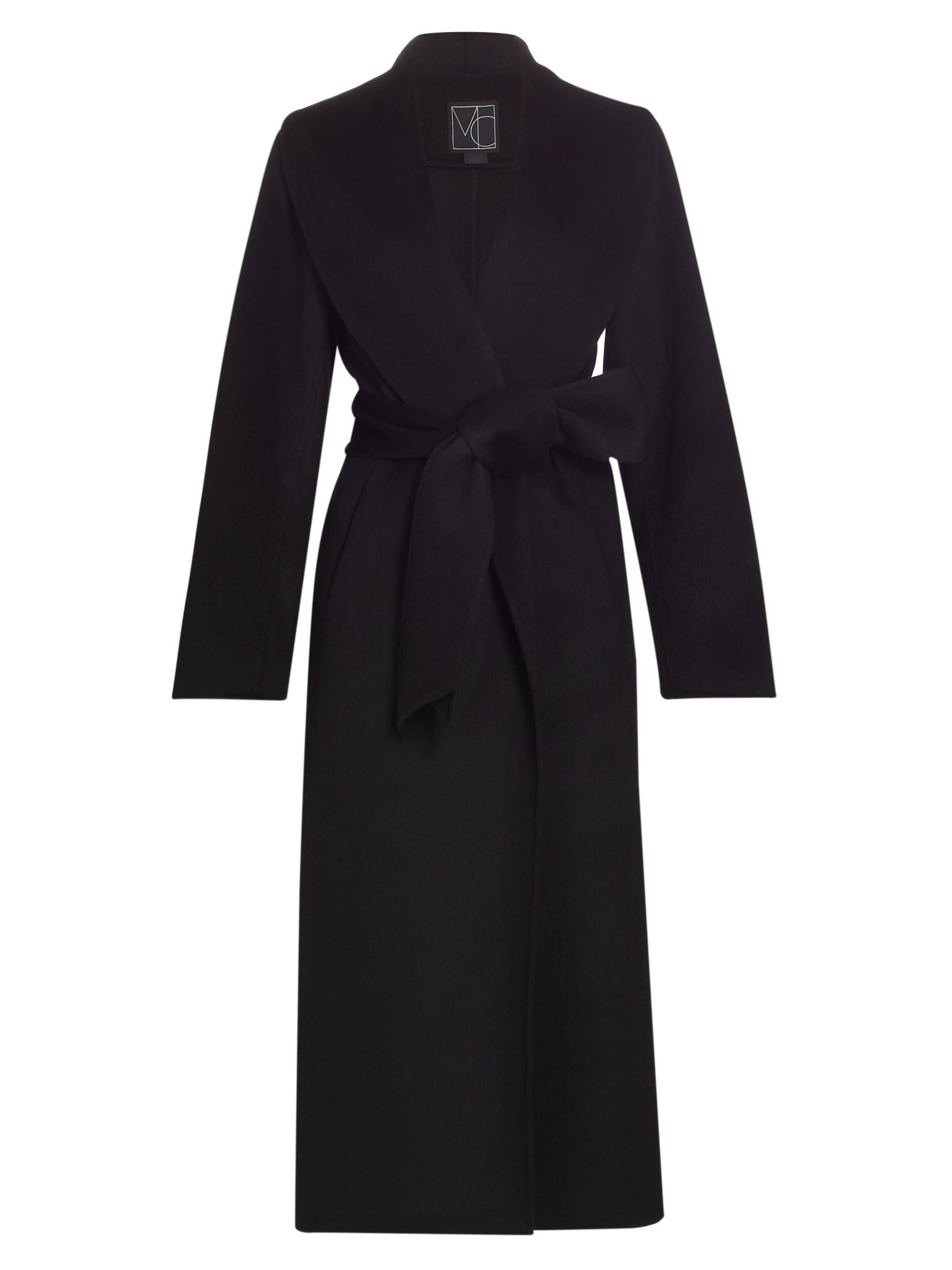美品】3man Half 密 Wrap Coat Black S