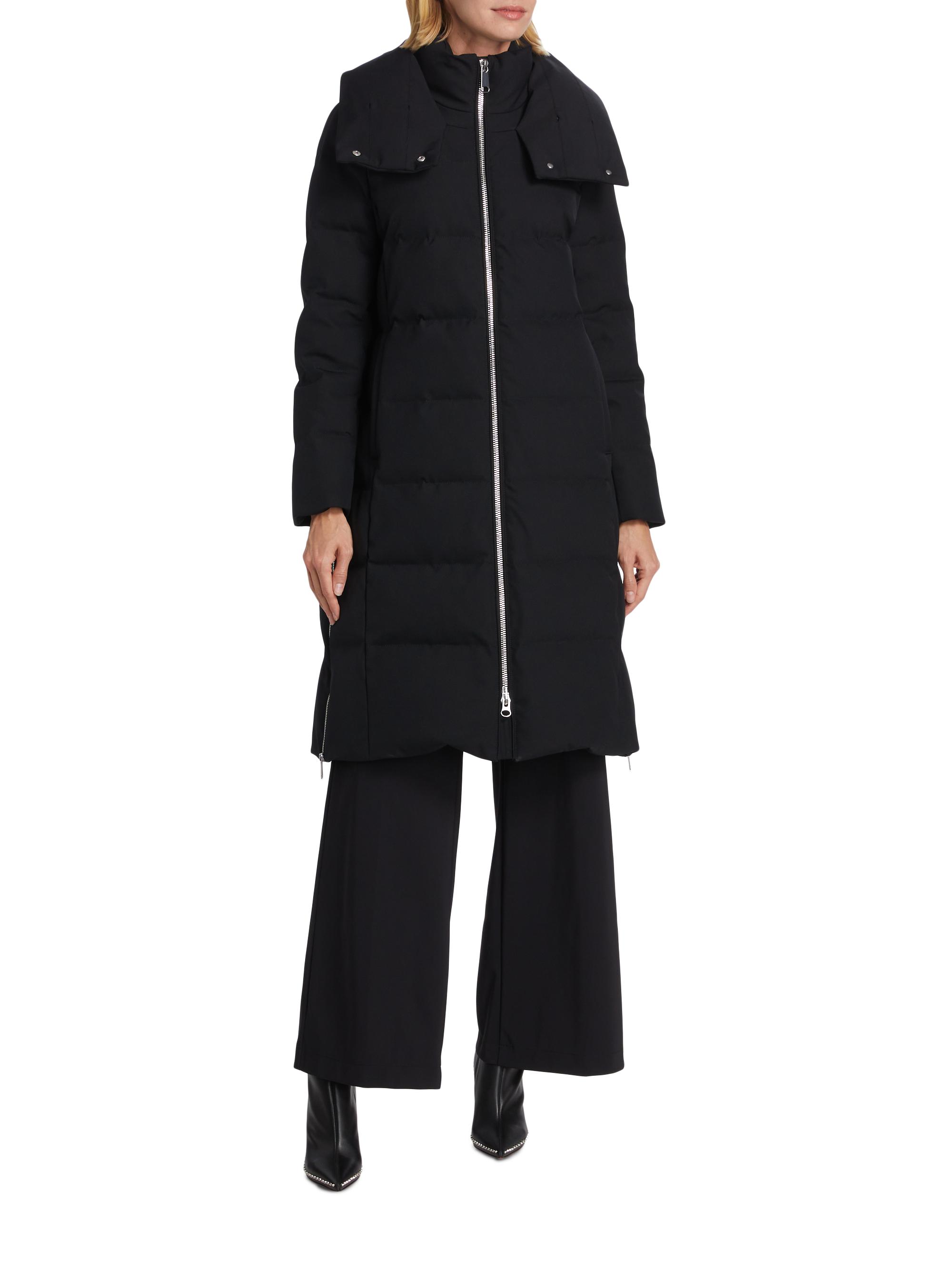 ella コート　黒 Mercer Collective Ella Faux Fur-Trim Down Parka | Saks Fifth Avenue