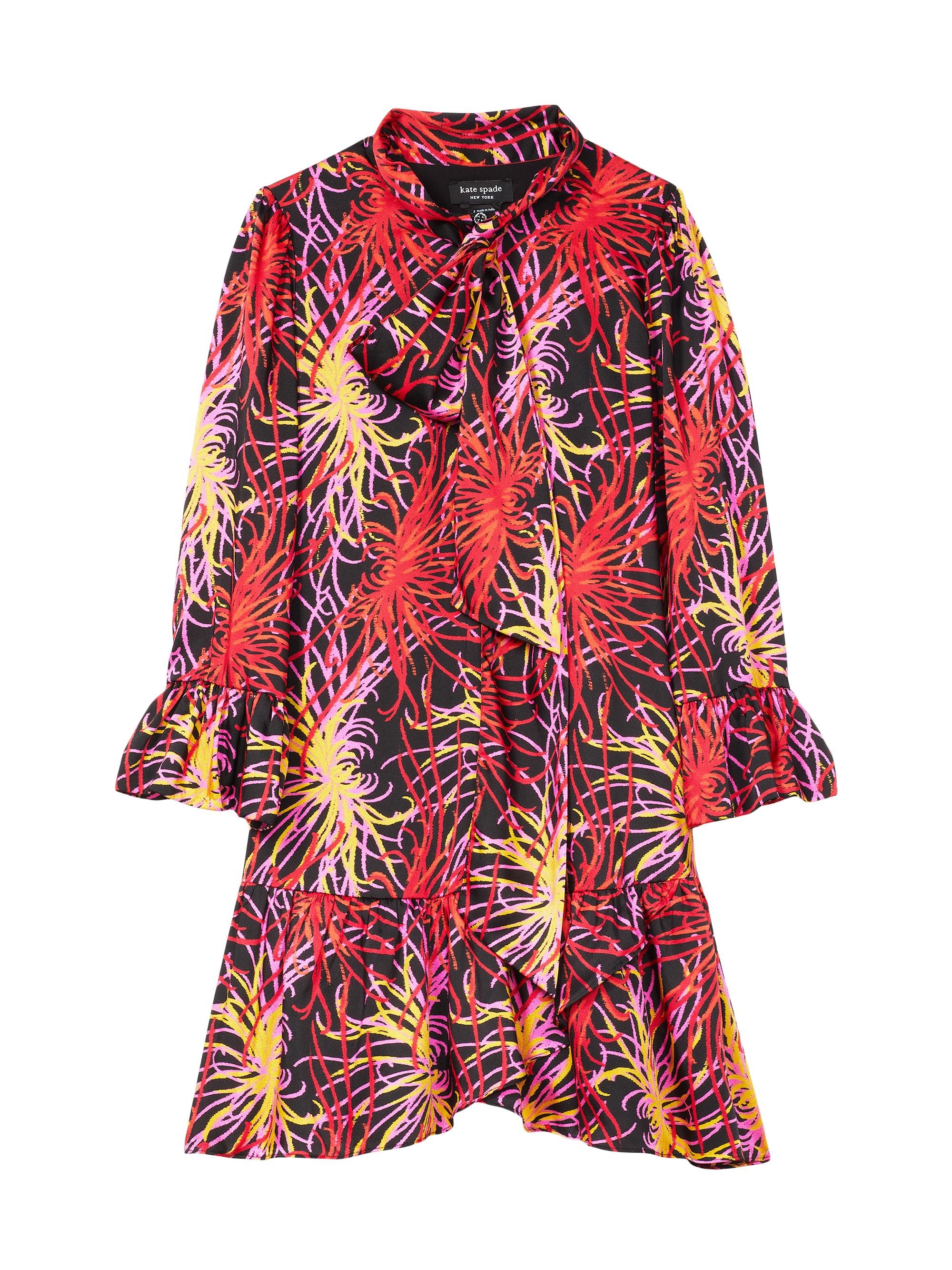 kate spade new york Mainline Winter Chrysanthemum Twill Minidress | Saks  Fifth Avenue