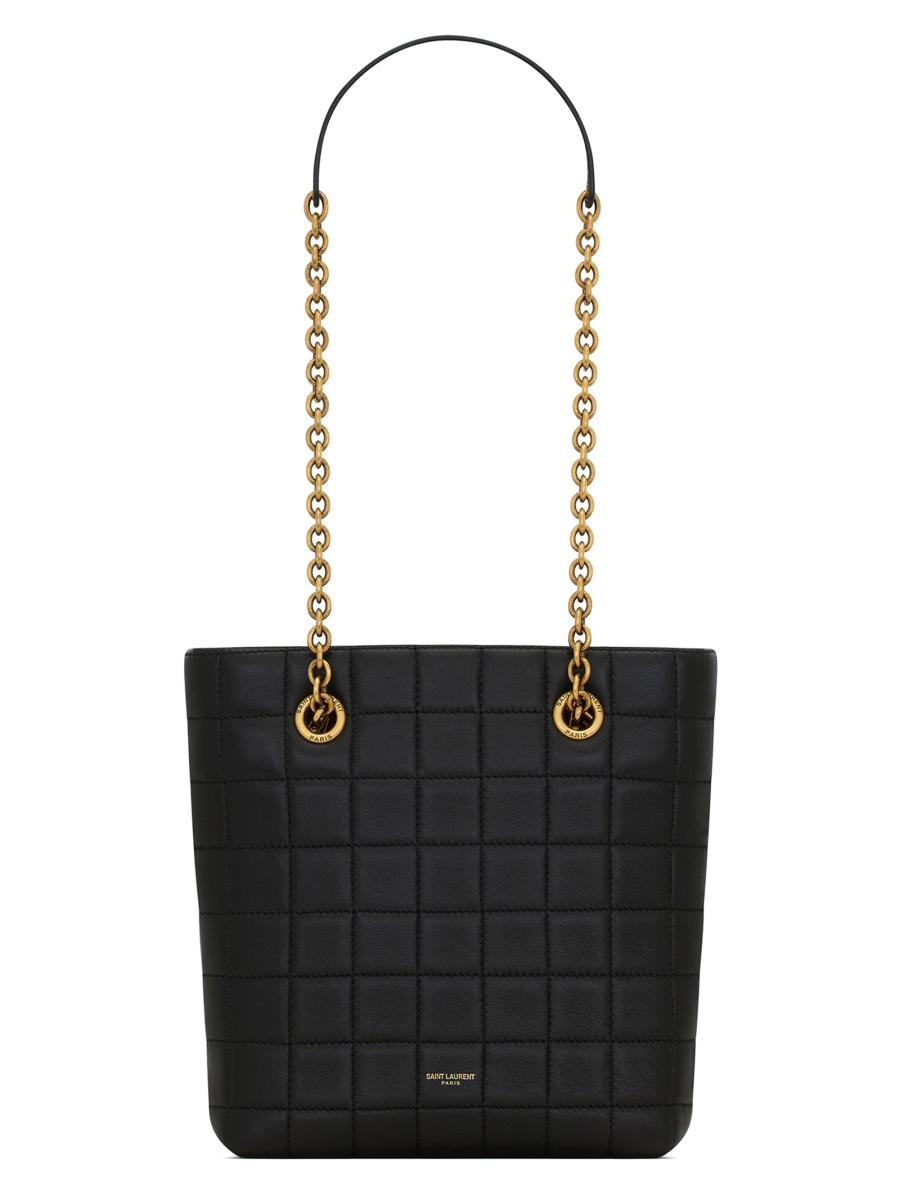 Saint Laurent Matelassé Carré Mini Tote Bag In Lambskin | Saks