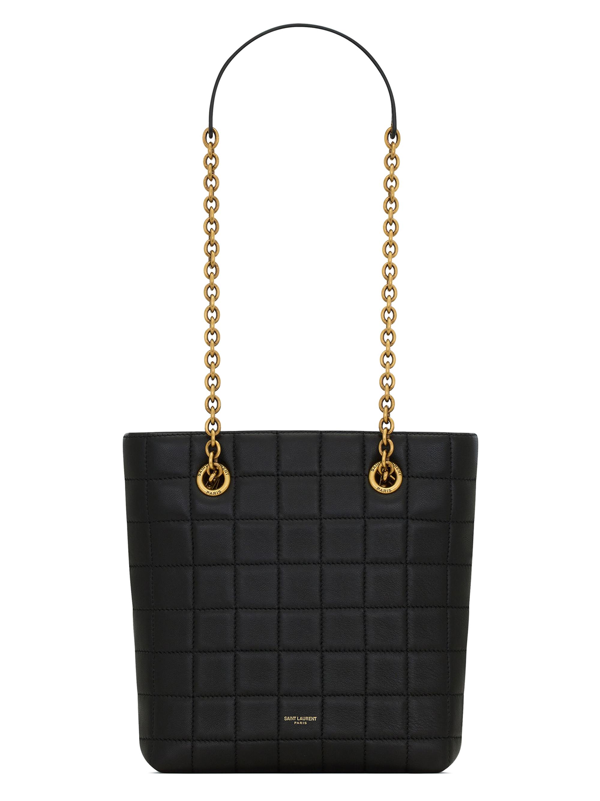 Saint Laurent Matelassé Carré Mini Tote Bag In Lambskin | Saks
