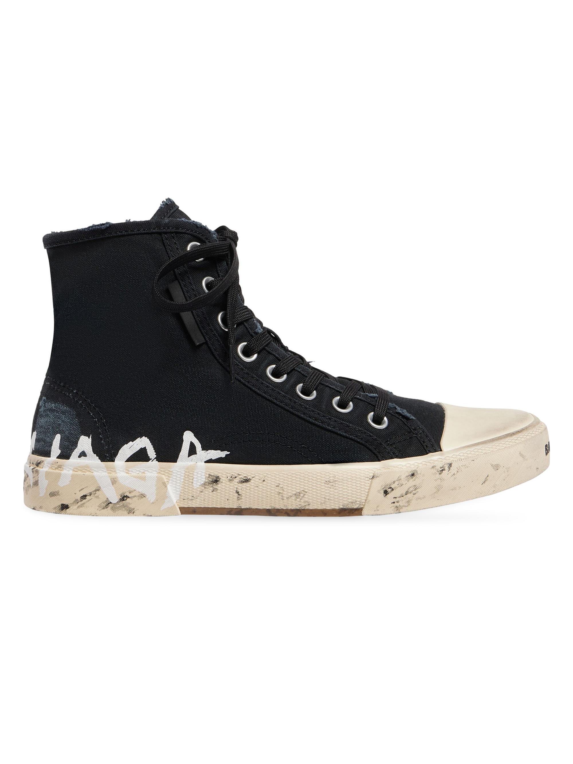 Balenciaga Paris High Top Graffiti Sneakers | Saks Fifth Avenue