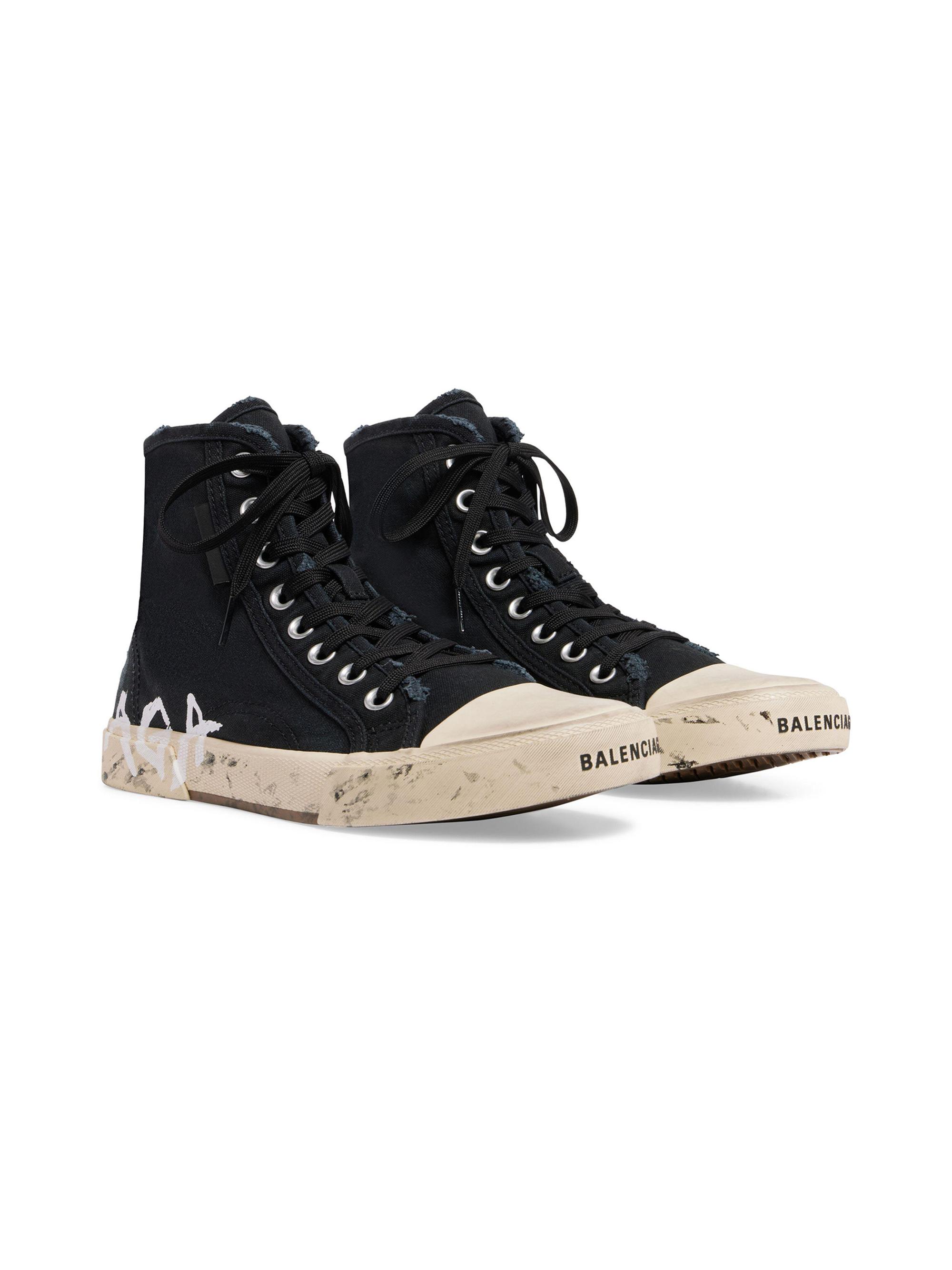 Shop Balenciaga Paris High Top Graffiti Sneakers | Saks Fifth Avenue