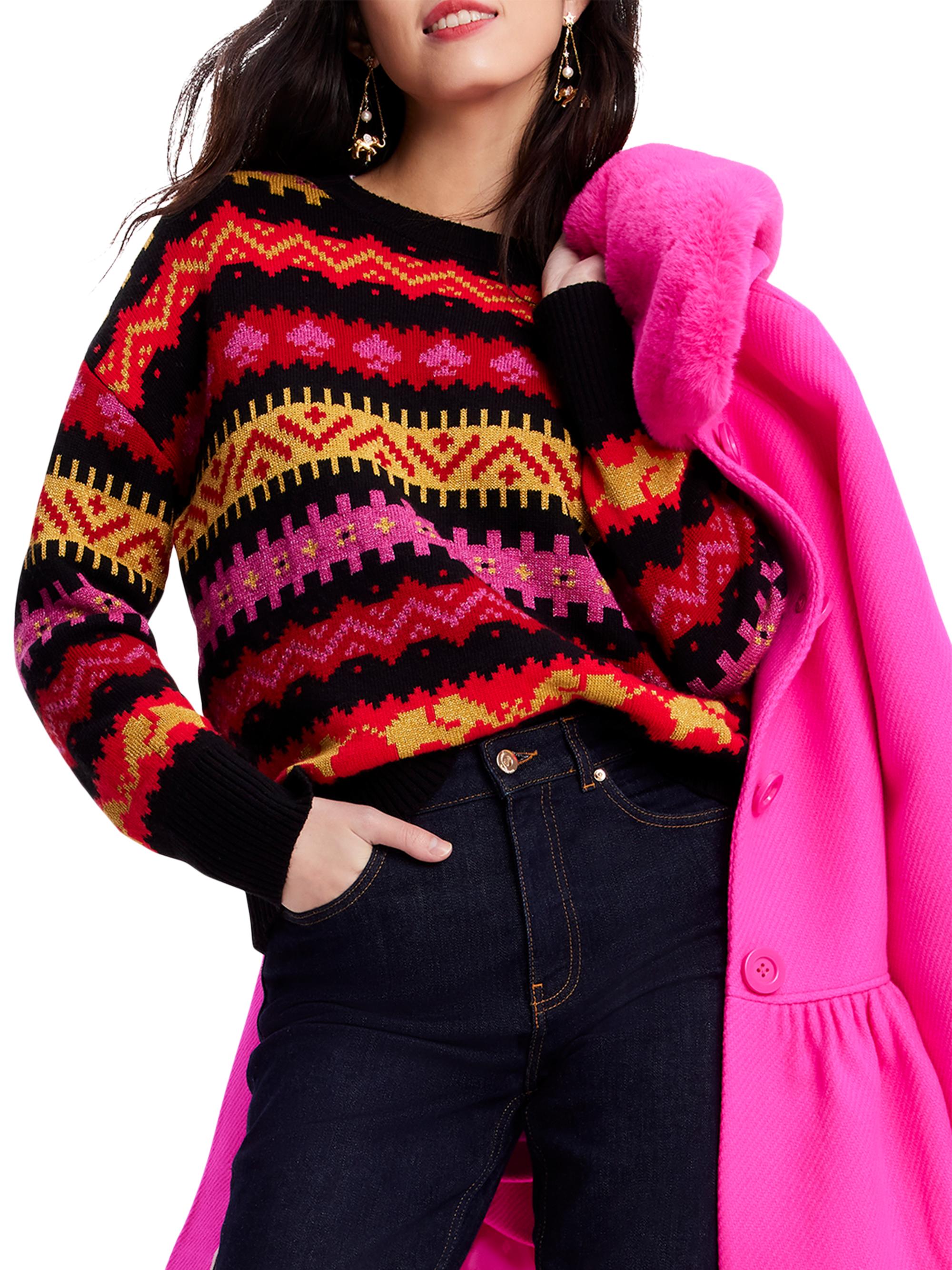 kate spade new york Mainline Carnival Fair Isle Wool-Blend  display picture 1