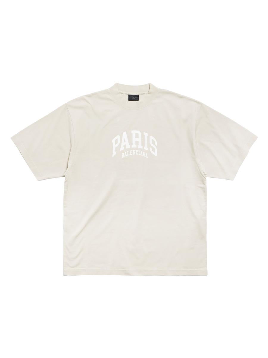 新品★BALENCIAGA■Cities Paris オーバーサイズ長袖Tシャツ 0400019901235?wid=900