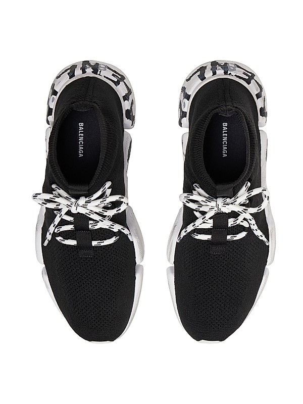 Shop Balenciaga Speed 2.0 Lace-Up Graffiti Recycled Knit Shop Balenciaga Speed 2.0 Lace-Up Graffiti Recycled Knit