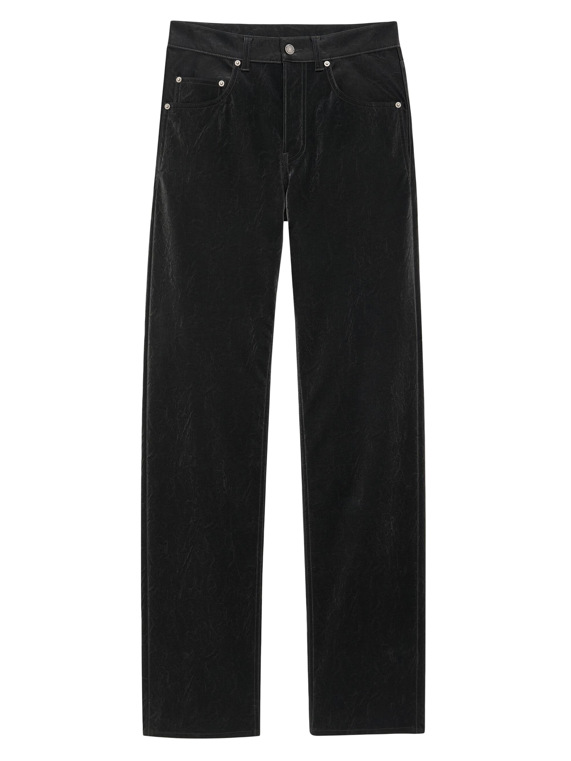 Saint Laurent Long Extreme Baggy Jeans In Crinkle | Saks Fifth Avenue