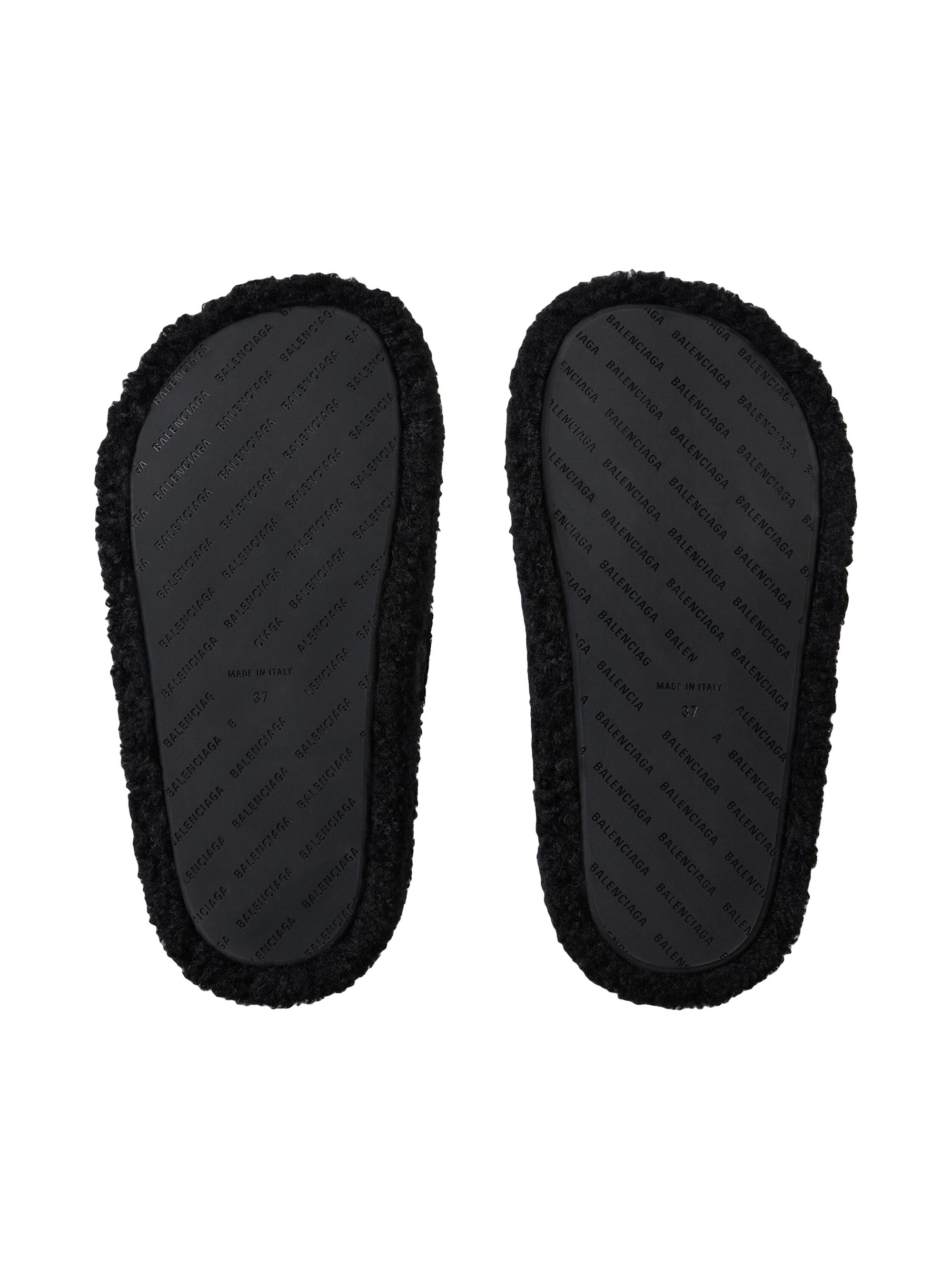 Balenciaga Fluffy Platform Sandals | Saks Fifth Avenue