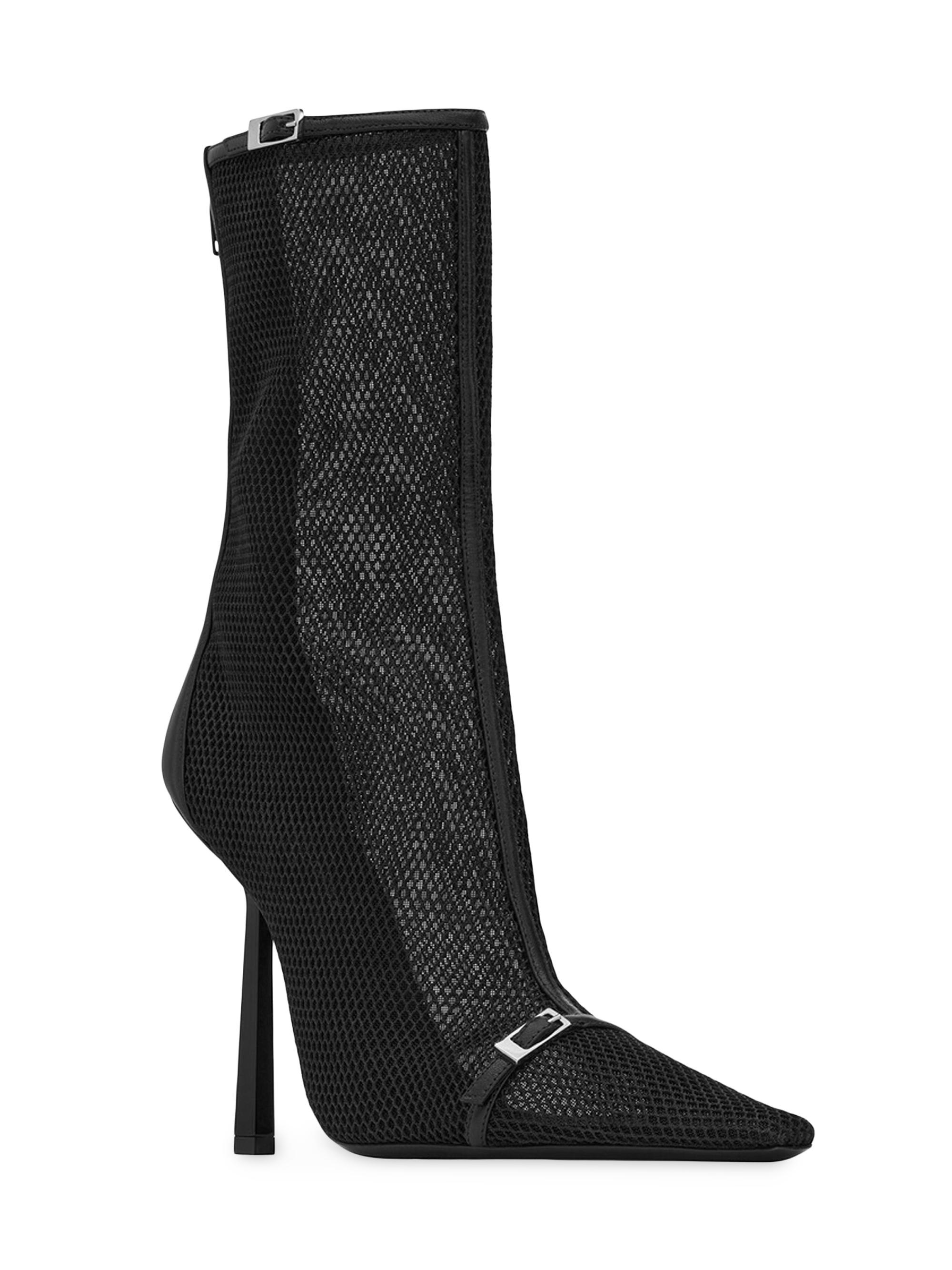 Oxalis mesh knee-high boots