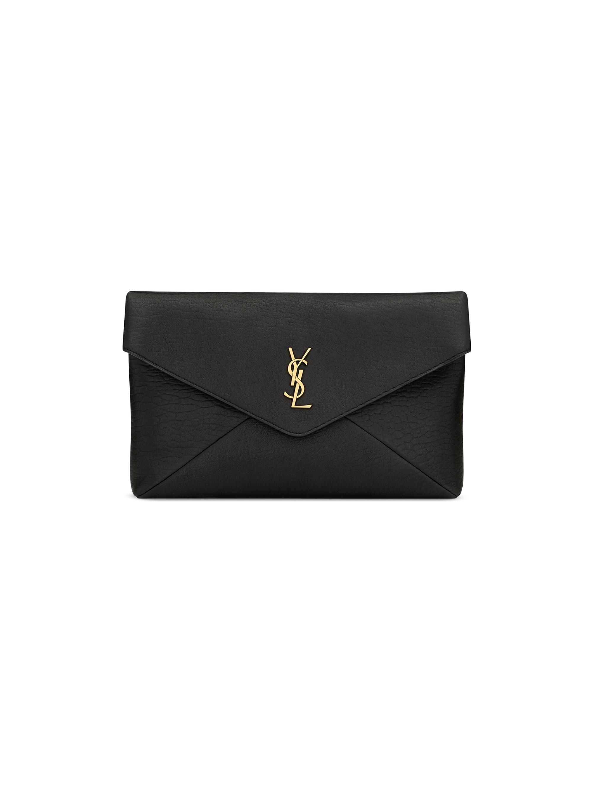 Saint Laurent Uptown Pouch in Patent Leather | Saks Fifth Avenue