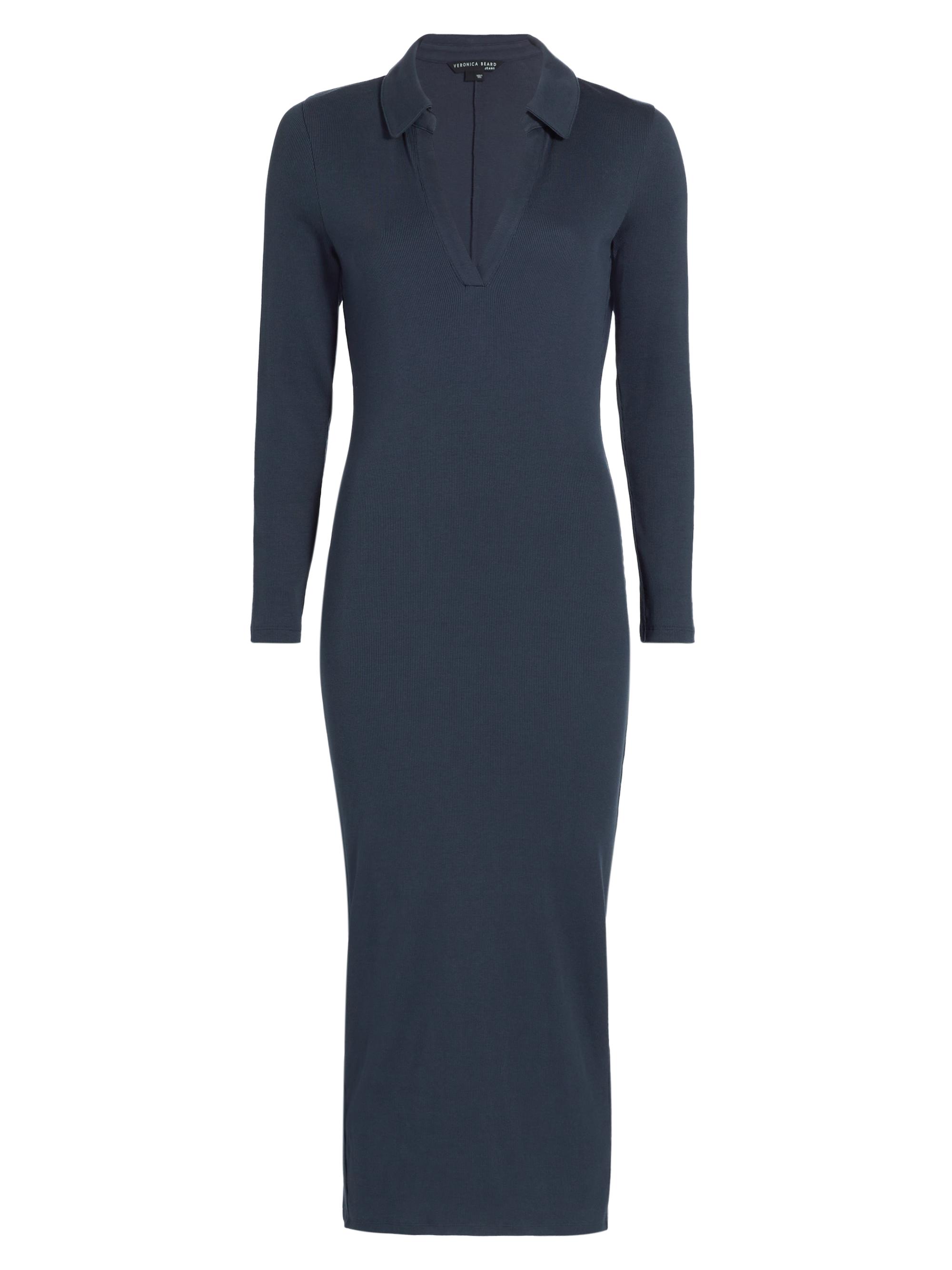 veronica beard grey dress Veronica Beard Salomez Wrap Midi Dress | Medium Heather Grey main image 1