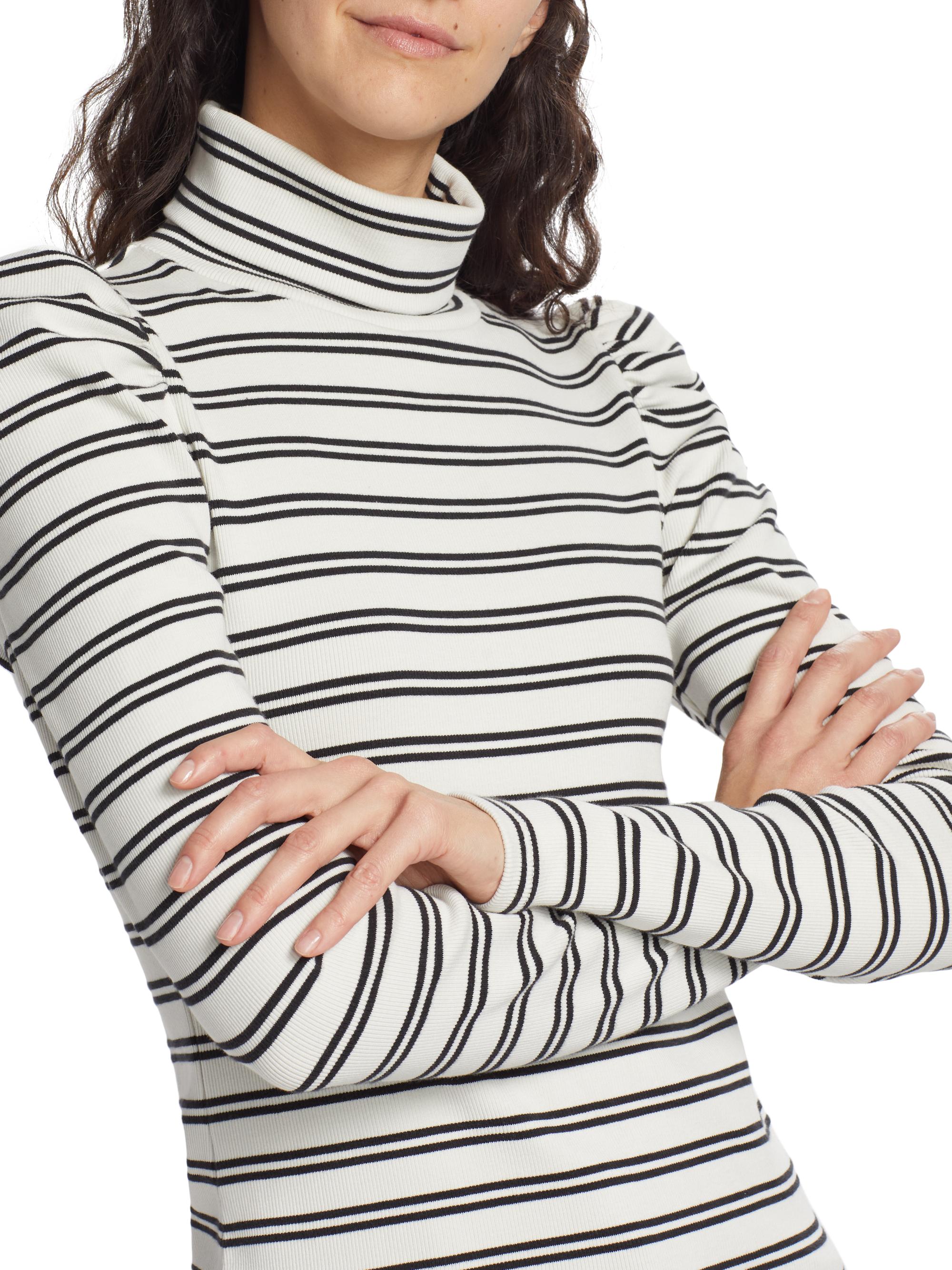 Veronica Beard Cedar Striped Turtleneck Top | Saks Fifth Avenue
