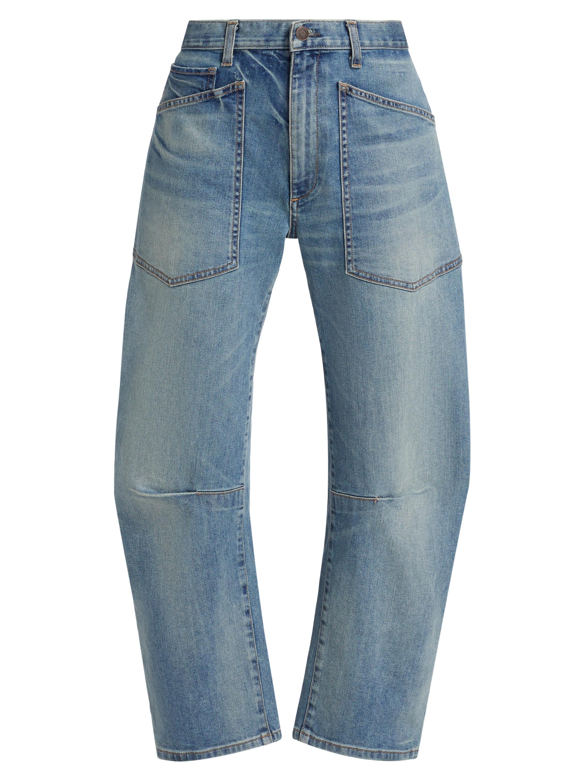 Nili Lotan Women's Shon Barrel Jeans - Summer Wash
