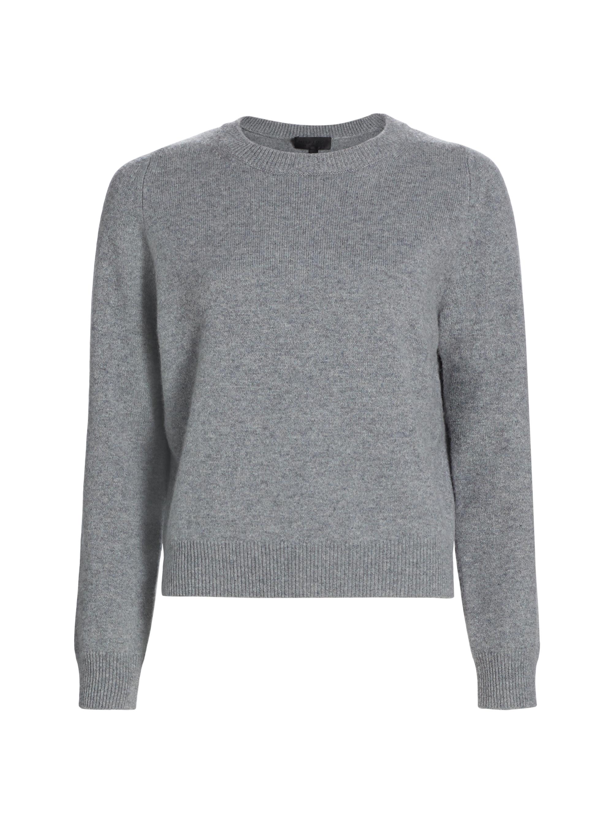 Nili Lotan Women's Nora Cashmere Sweater - Medium Grey Melange