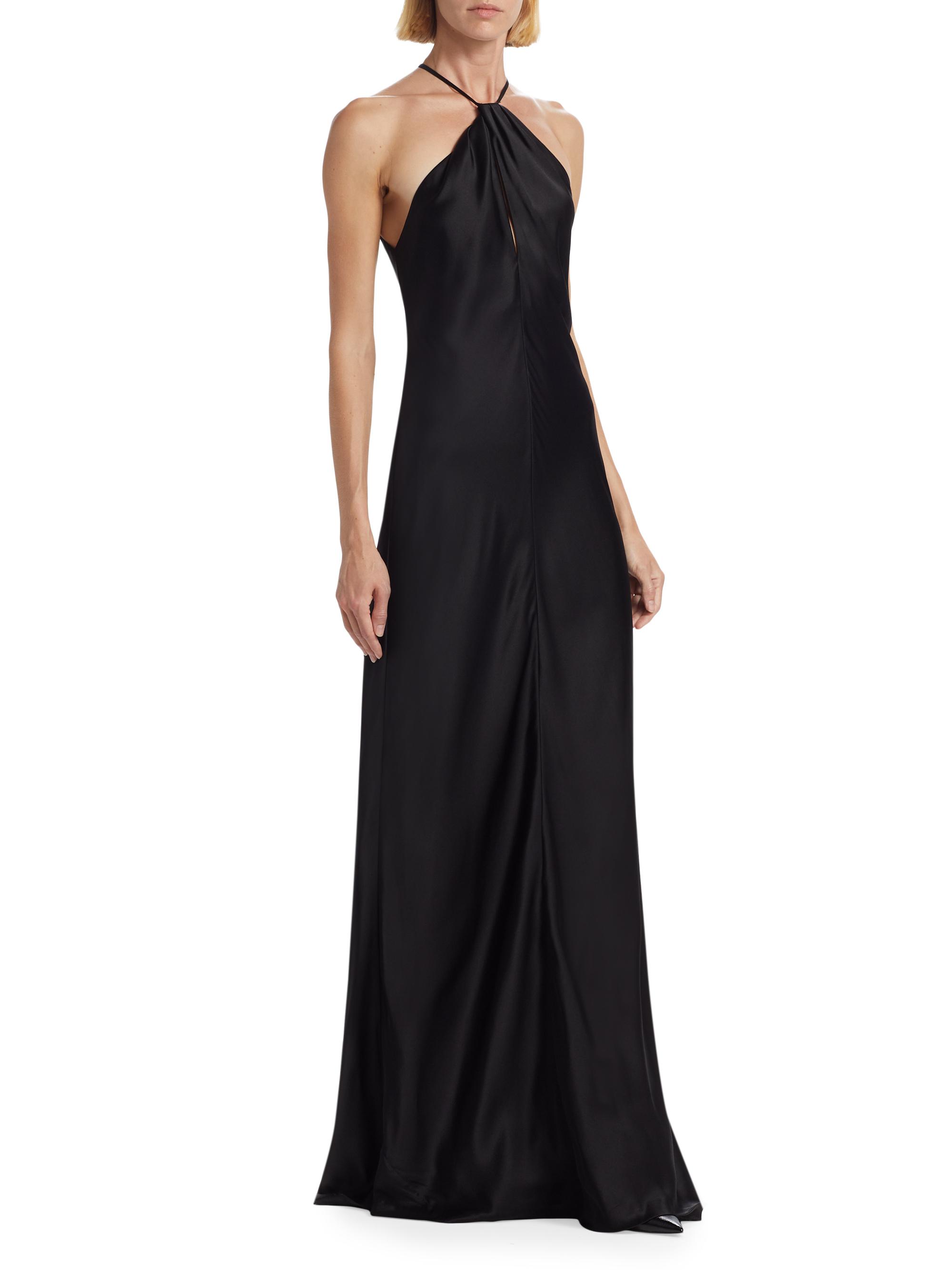 nili lotan halter dress Larissa Silk Gown Edit:Brides