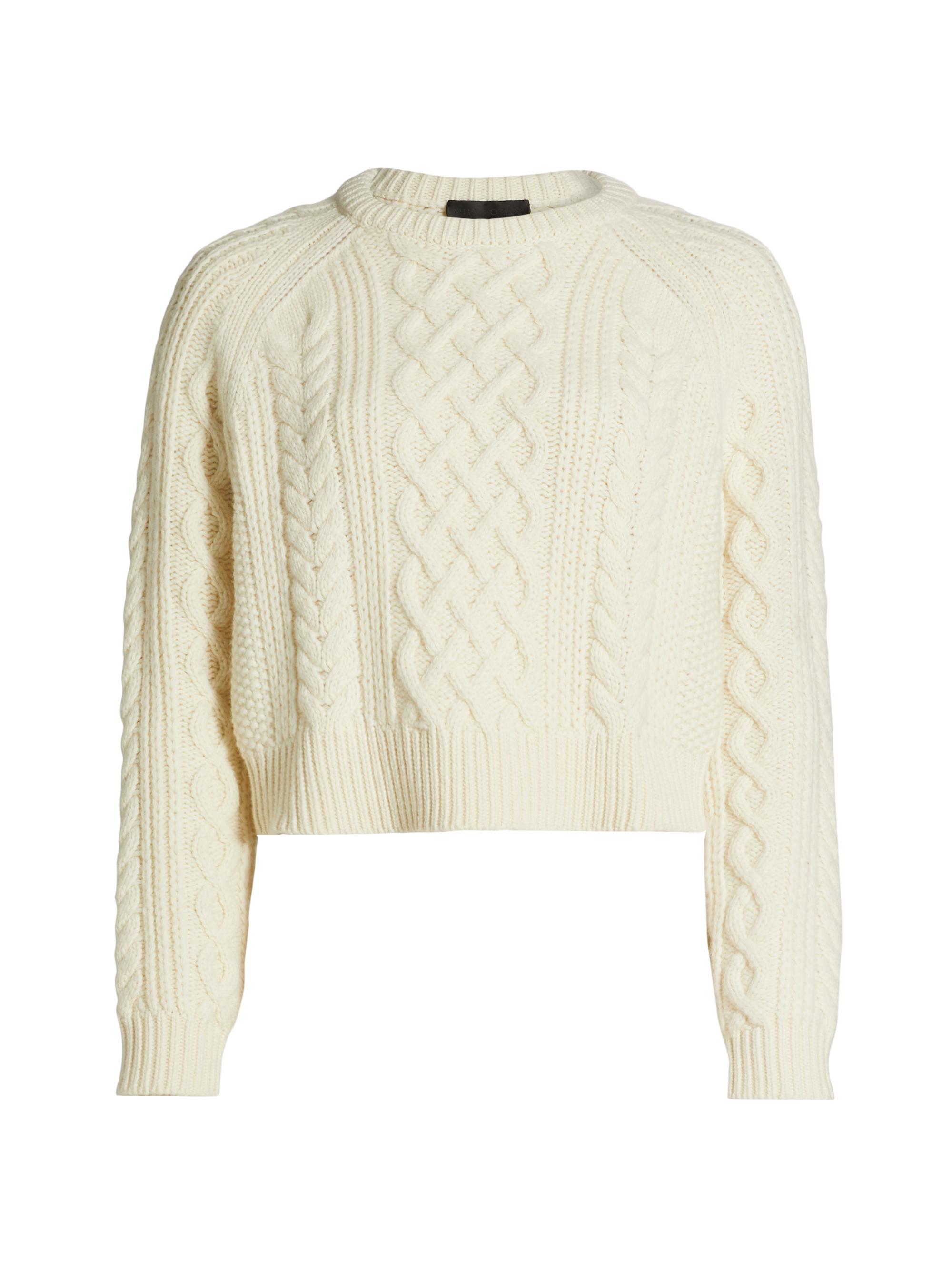 Nili Lotan Women's Coras Wool Cable-Knit Sweater -