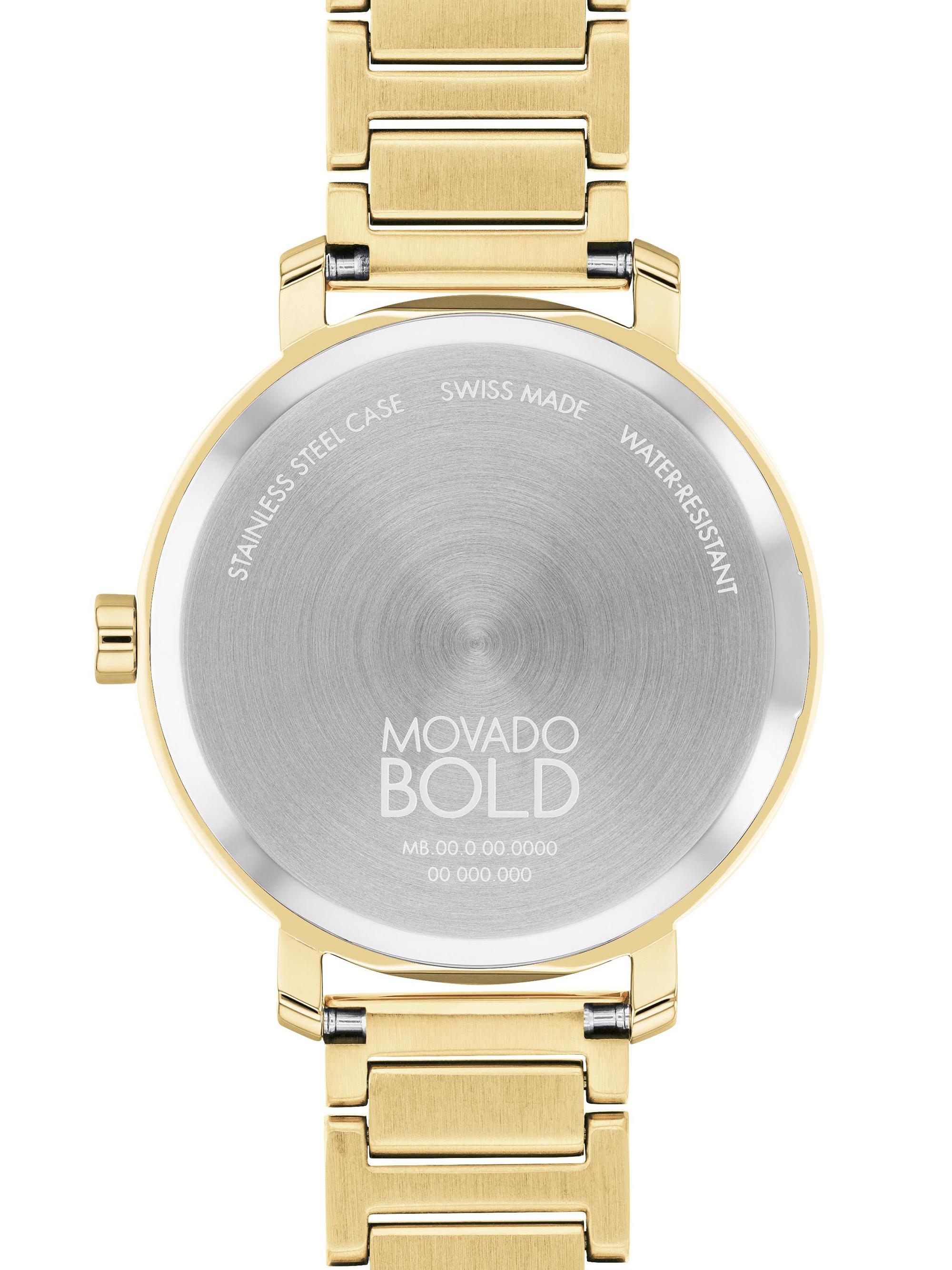Movado Bold Evolution 2.0 Goldtone Ion-Plated Stainless Steel Watch - 34mm Case Movado Women main image 3