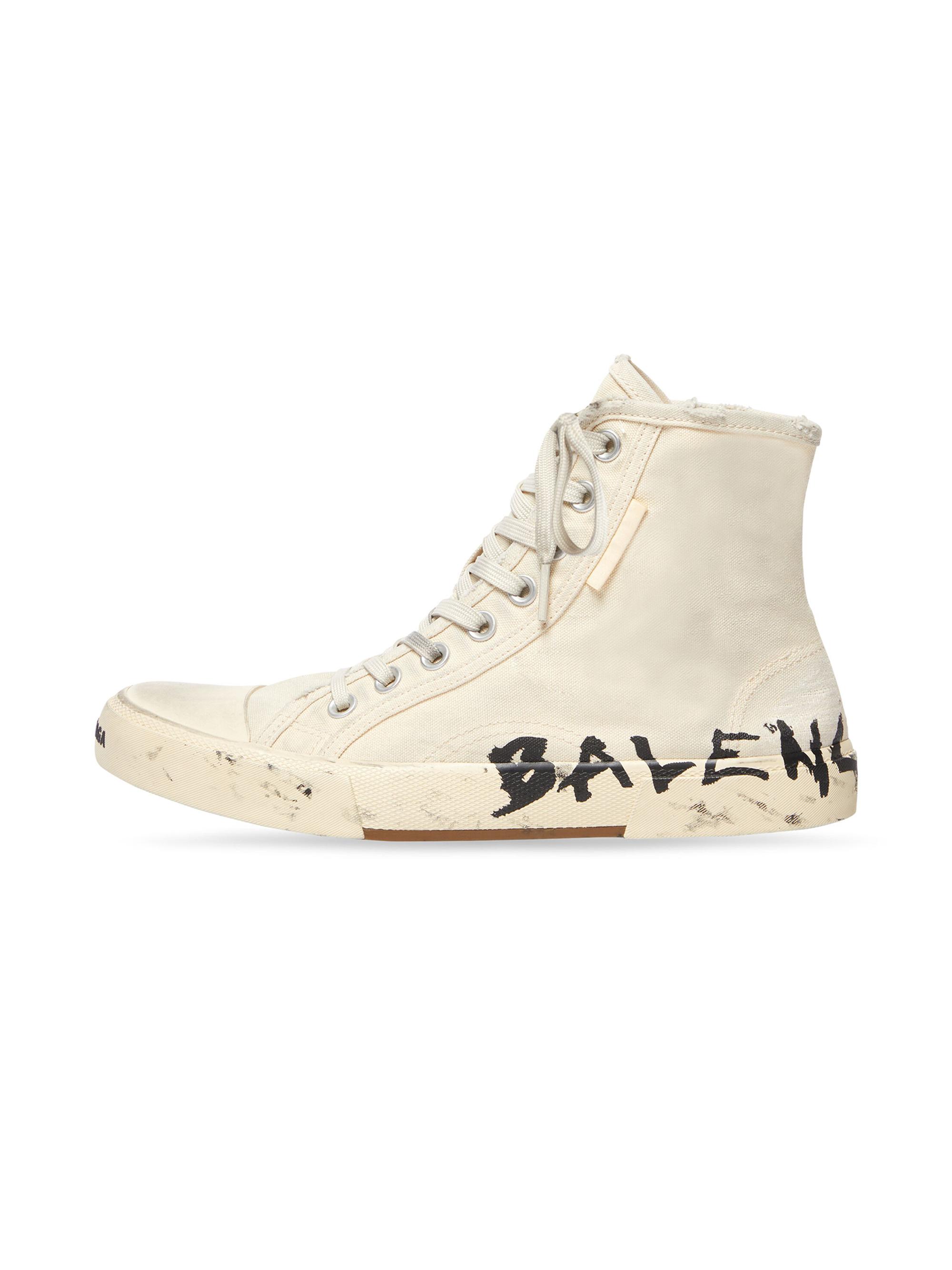 Balenciaga Paris High Top Graffiti Sneakers | Saks Fifth Avenue