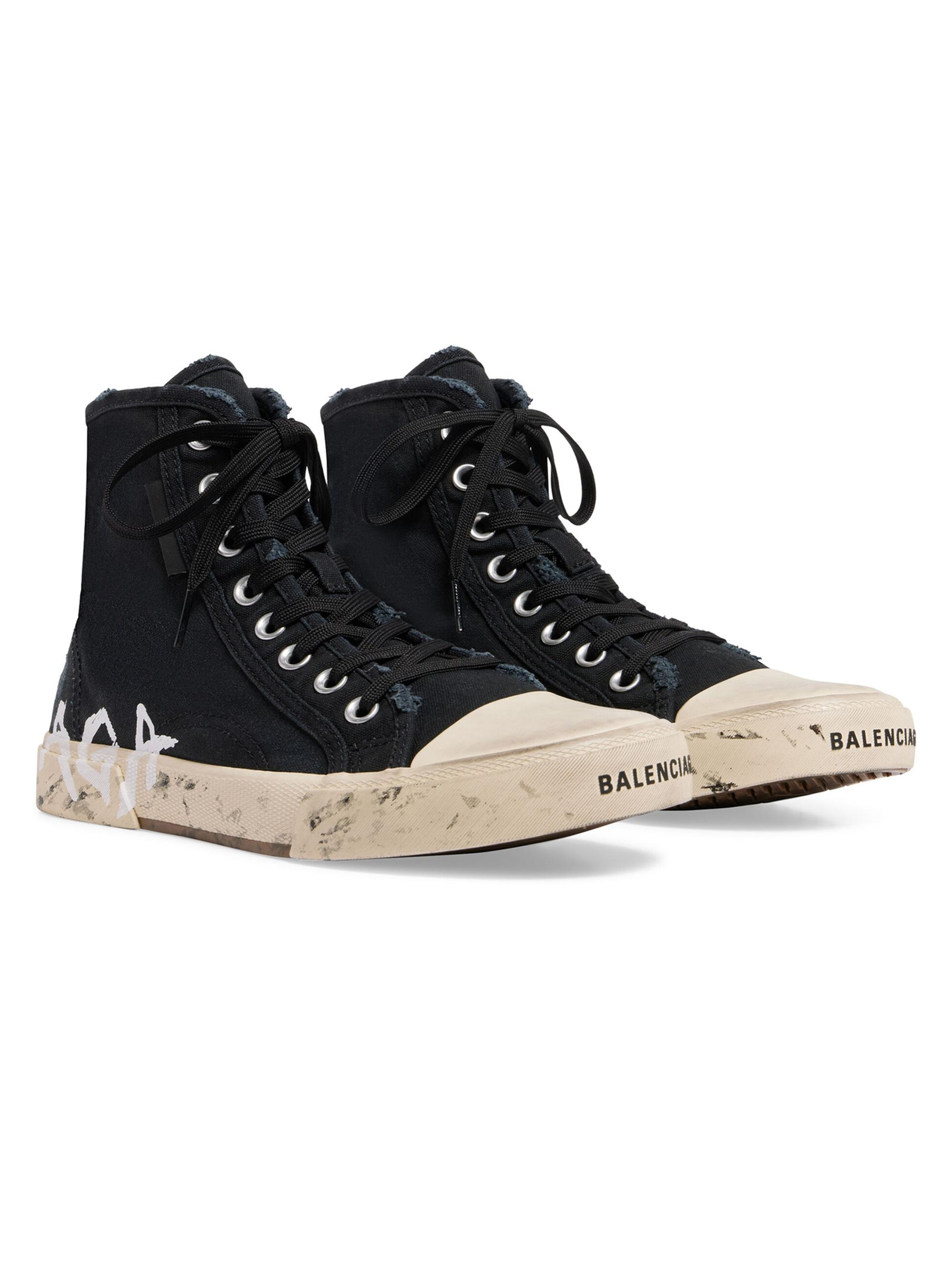 Balenciaga Paris High Top Graffiti Sneakers | Saks Fifth Avenue