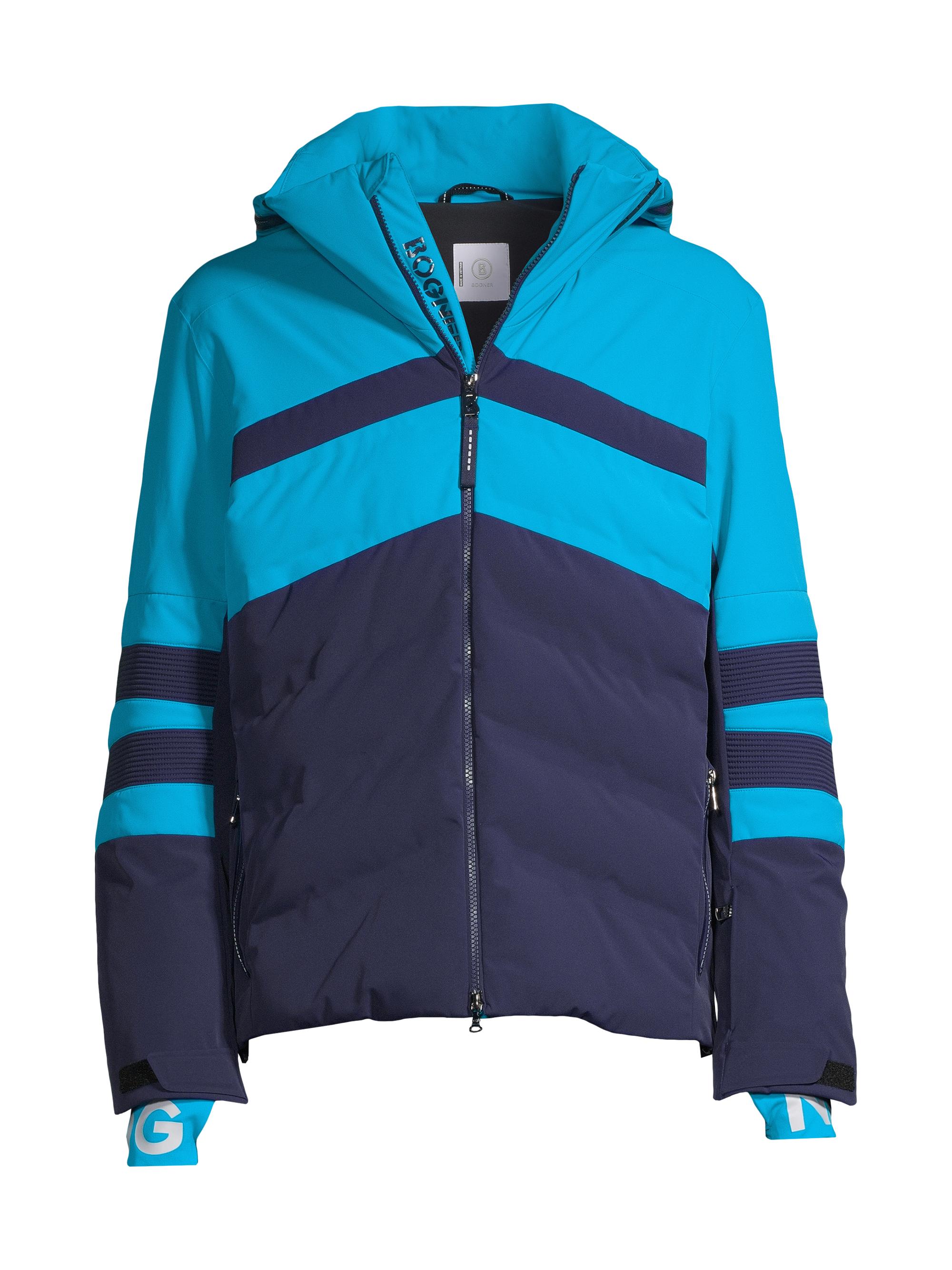 Bogner Men's Henrik Hooded Ski Jacket - Midnight Blue