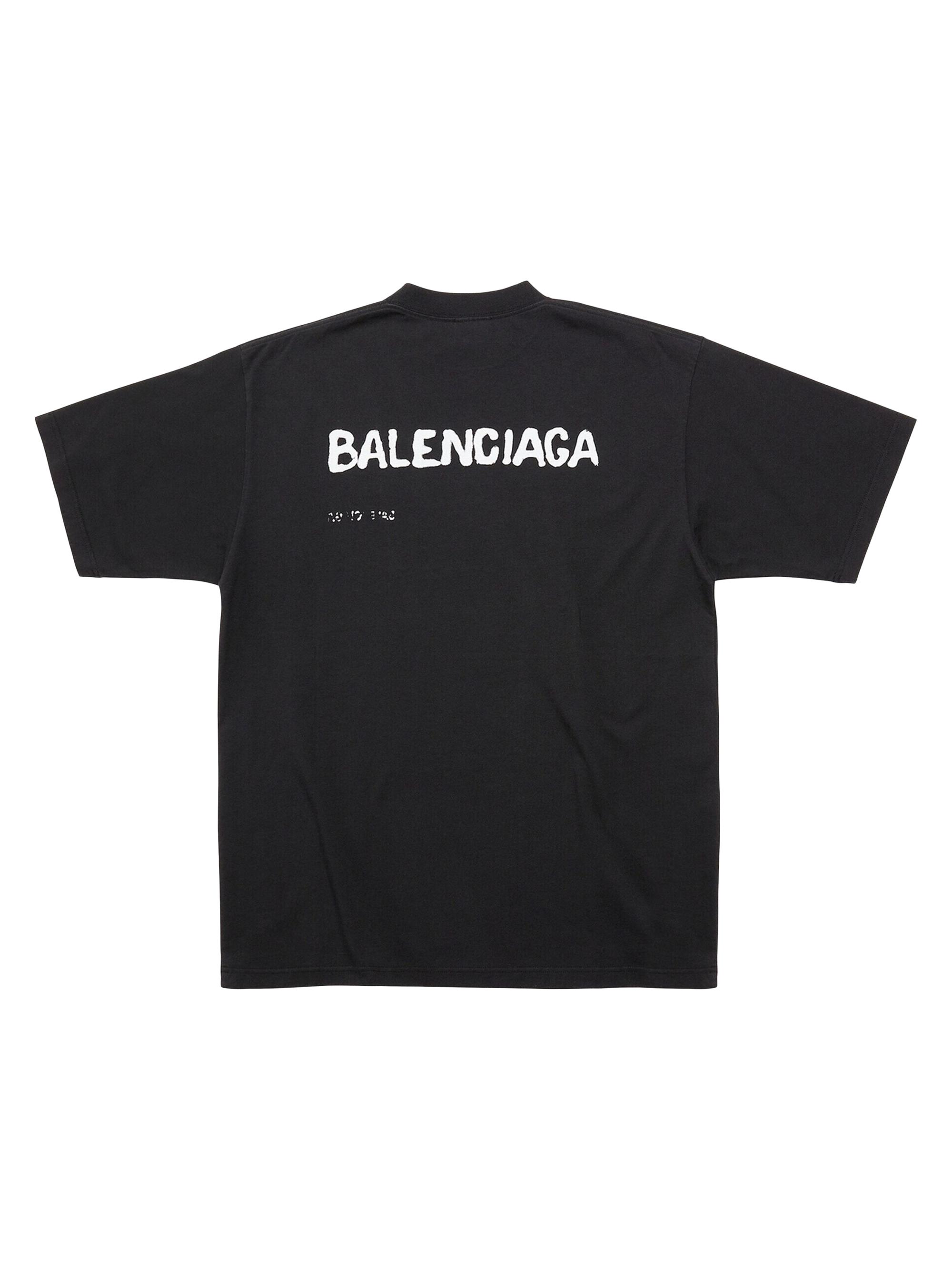 Balenciaga Hand Drawn T-Shirt Large Fit | Saks Fifth Avenue