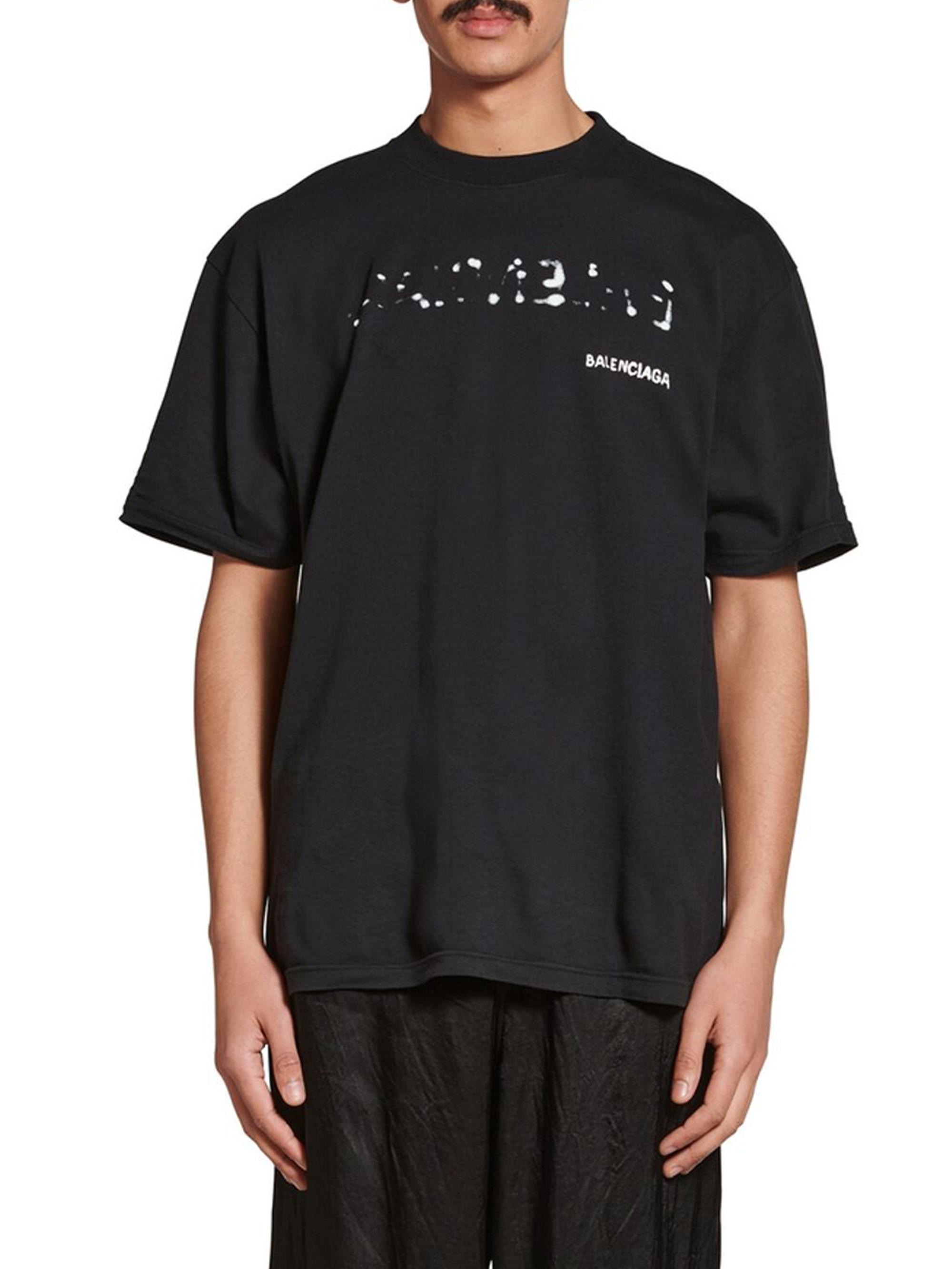 Balenciaga Hand Drawn T-Shirt Large Fit | Saks Fifth Avenue