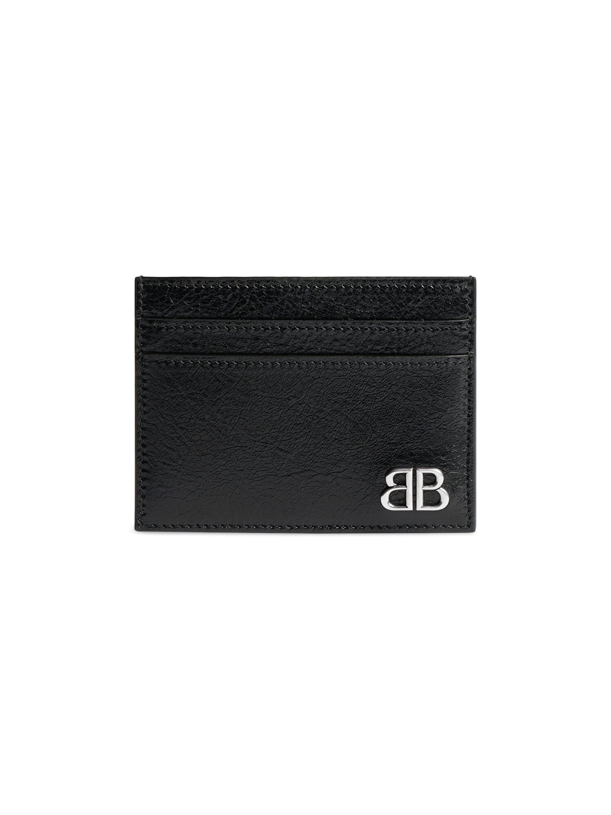 Balenciaga Men's Monaco Card Holder - Black