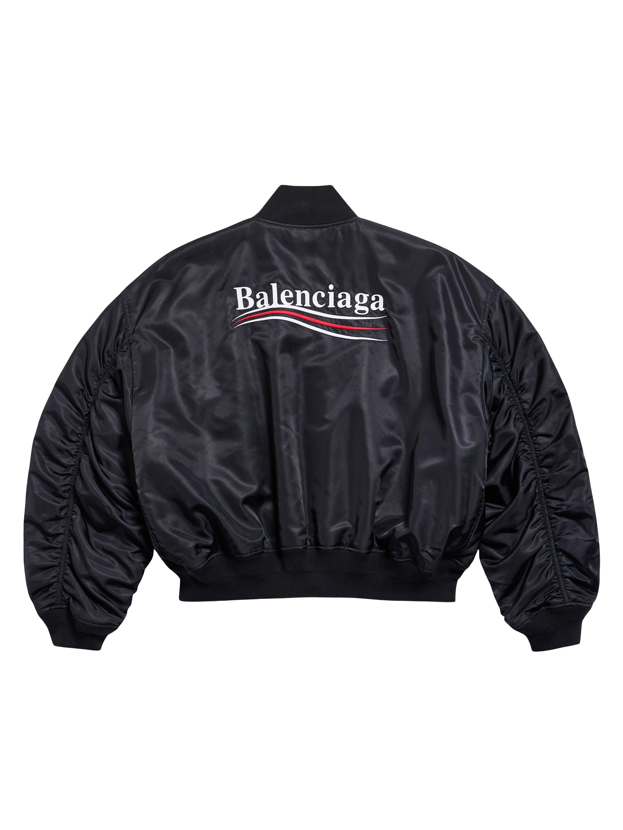 Balenciaga Political Campaign Varsity Jacket | Saks Fifth Avenue