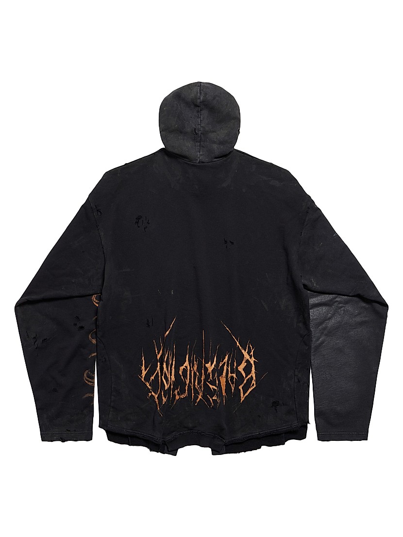 Shop Balenciaga Moon Upside Down Hoodie Oversized | Saks Shop Balenciaga Moon Upside Down Hoodie Oversized | Saks