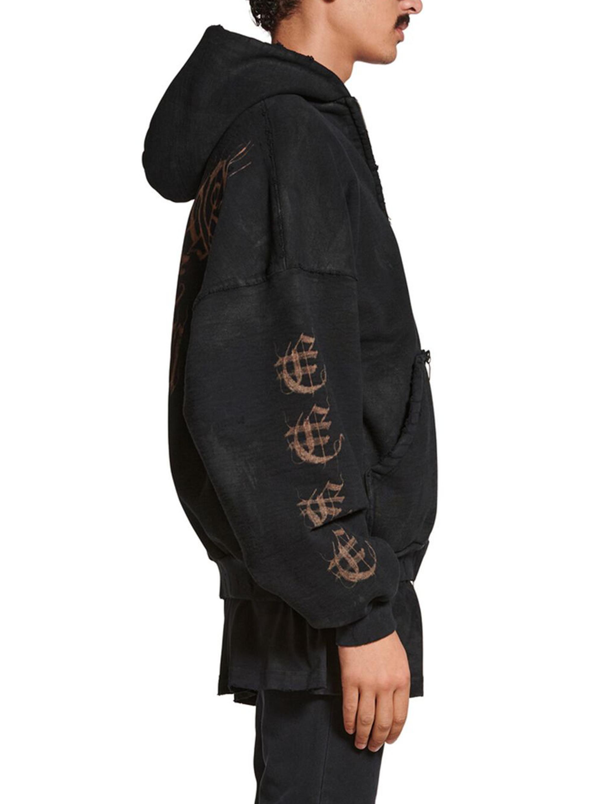 balenciaga Hoodie Heavy Side Zipper L程度 Balenciaga Heavy Metal Outerwear Zip-Up Hoodie Oversized | Saks
