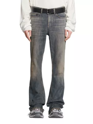 Balenciaga straight bootcut jeans - Blue