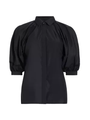 3.1 Phillip Lim draped-cuff poplin shirt - White