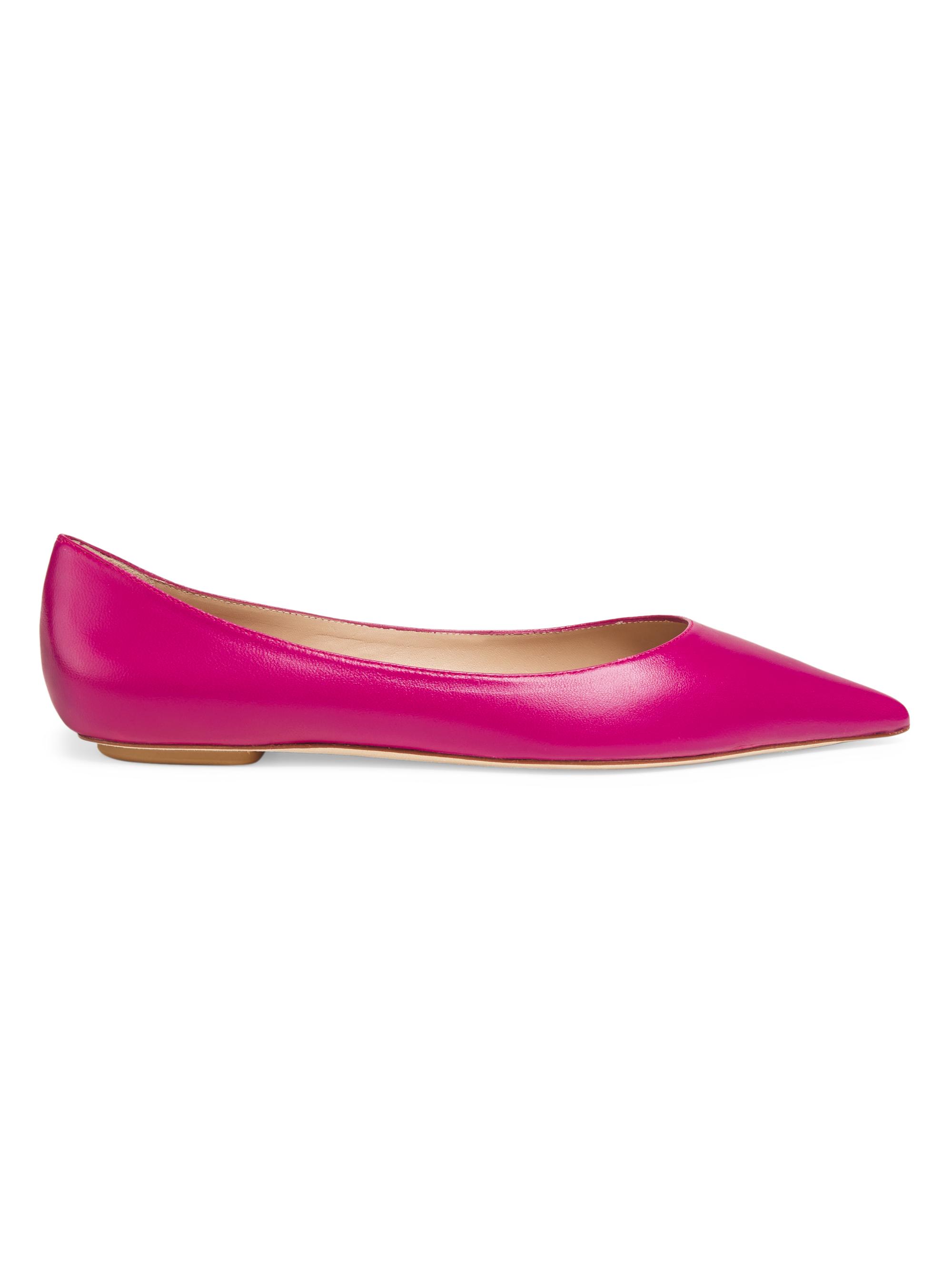 Stuart Weitzman Maverick 90mm leather mules - Purple