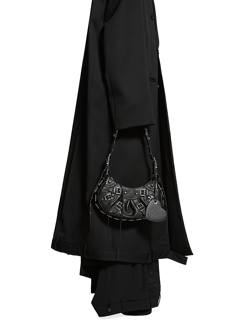 Shop Balenciaga Le Cagole XS Shoulder Bag With Buckles Shop Balenciaga Le Cagole XS Shoulder Bag With Buckles