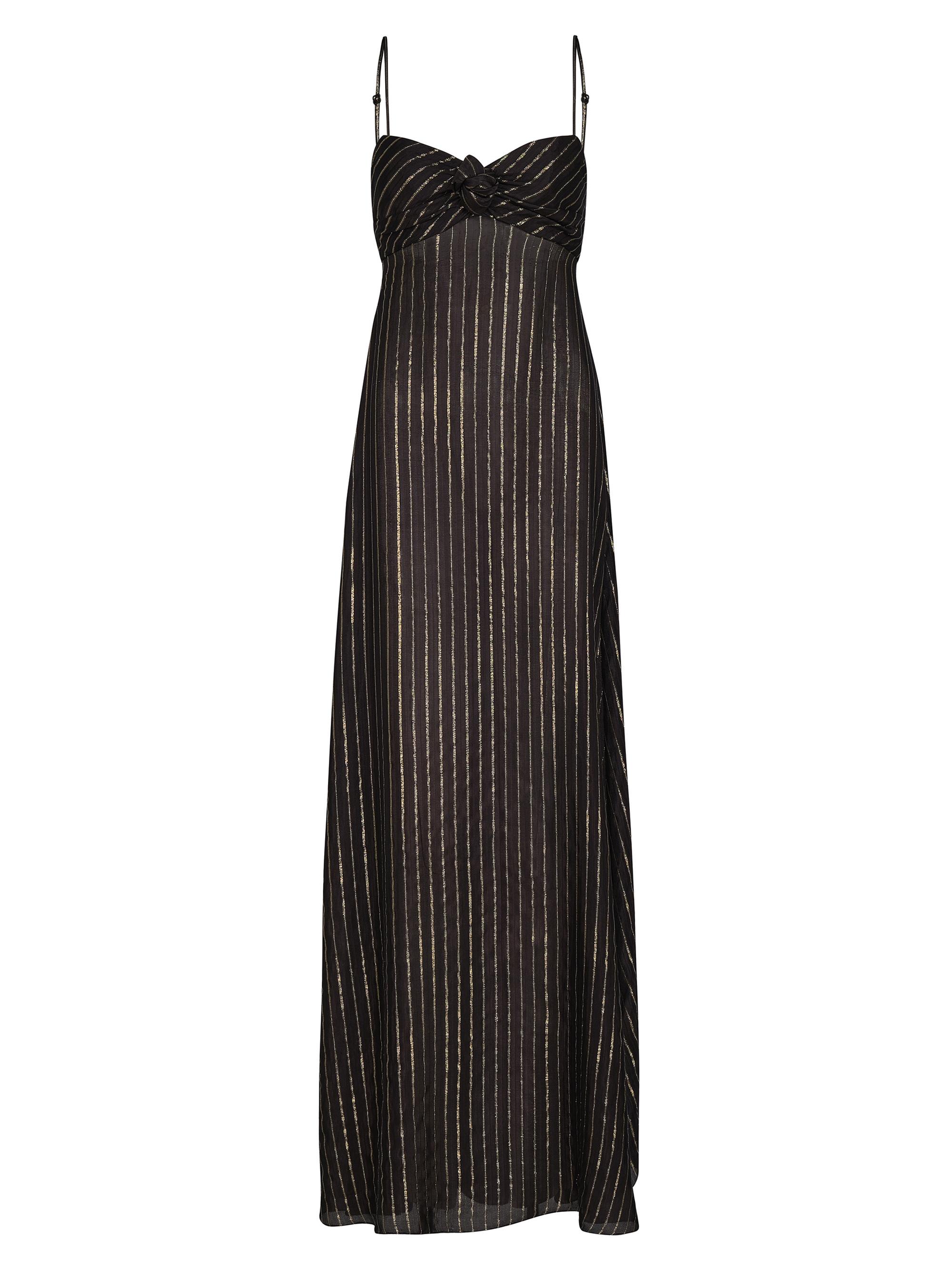 johanna ortiz black pleated dress Johanna Ortiz Black Mariner Maxi Dress