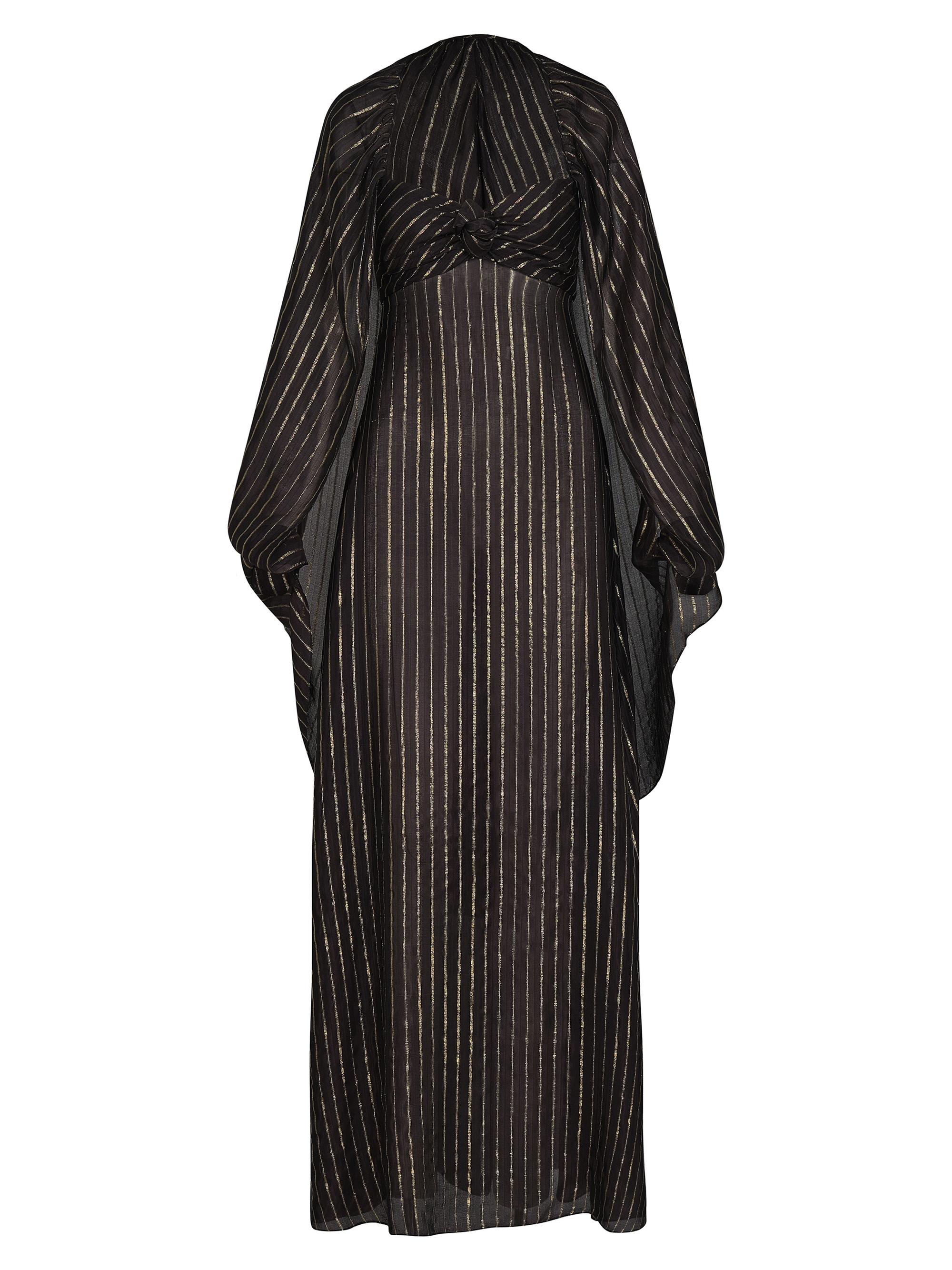 johanna ortiz black pleated dress Johanna Ortiz Western Elements Ankle Dress