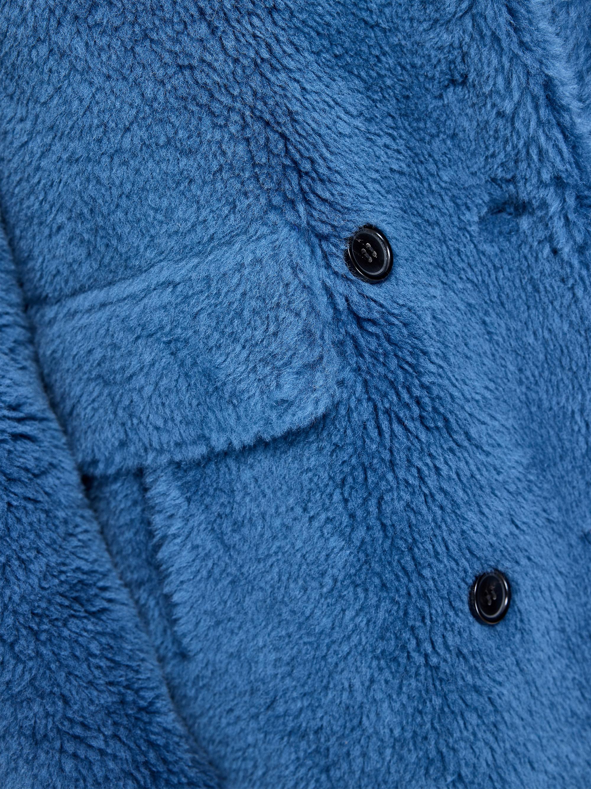 Maximilian Plush Lamb's Wool Peacoat | Saks Fifth Avenue