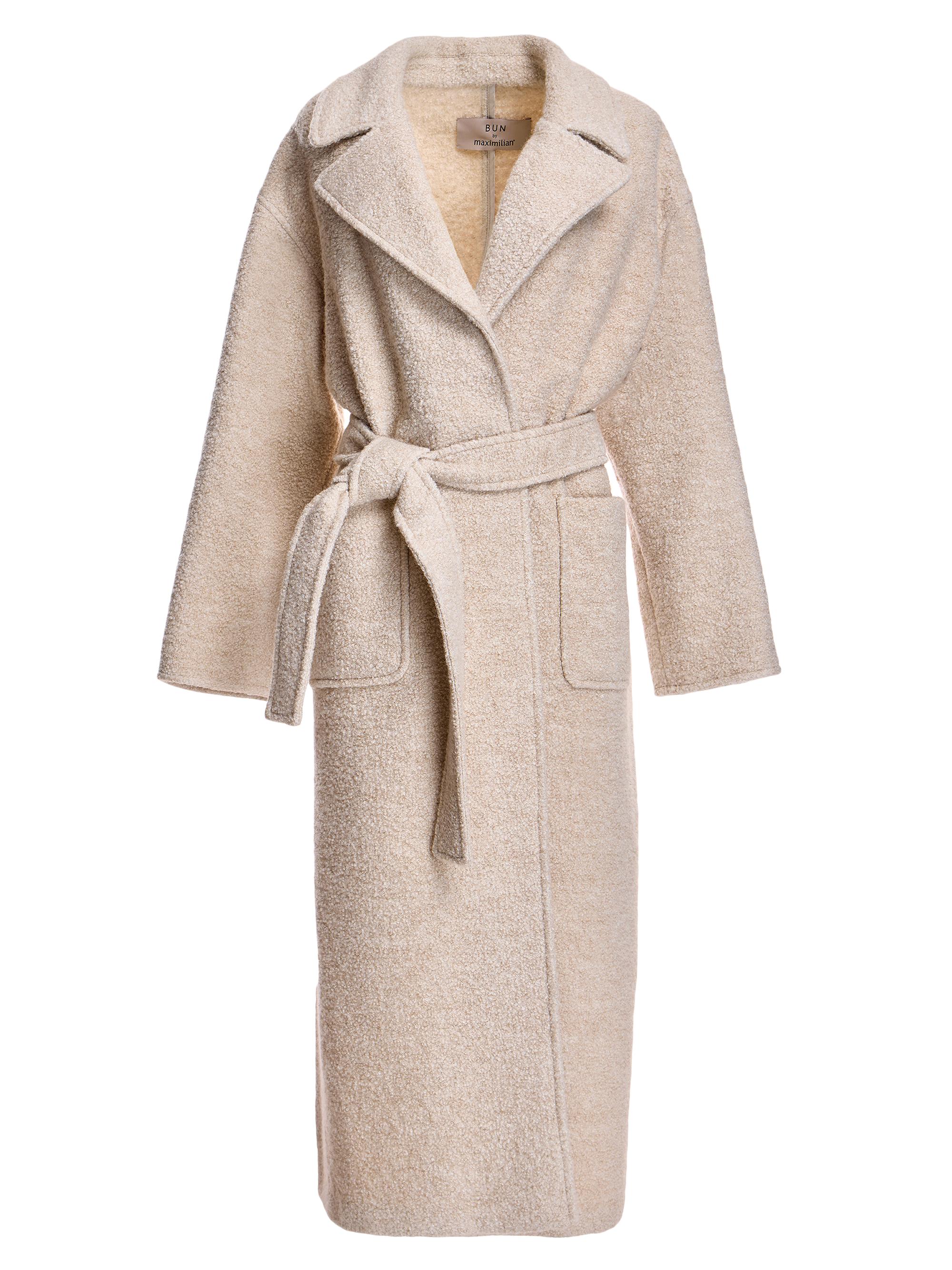 ARGUE] ALPACA WOOL BOXY COAT（BEIGE） Abaya coat – Muzethelabel