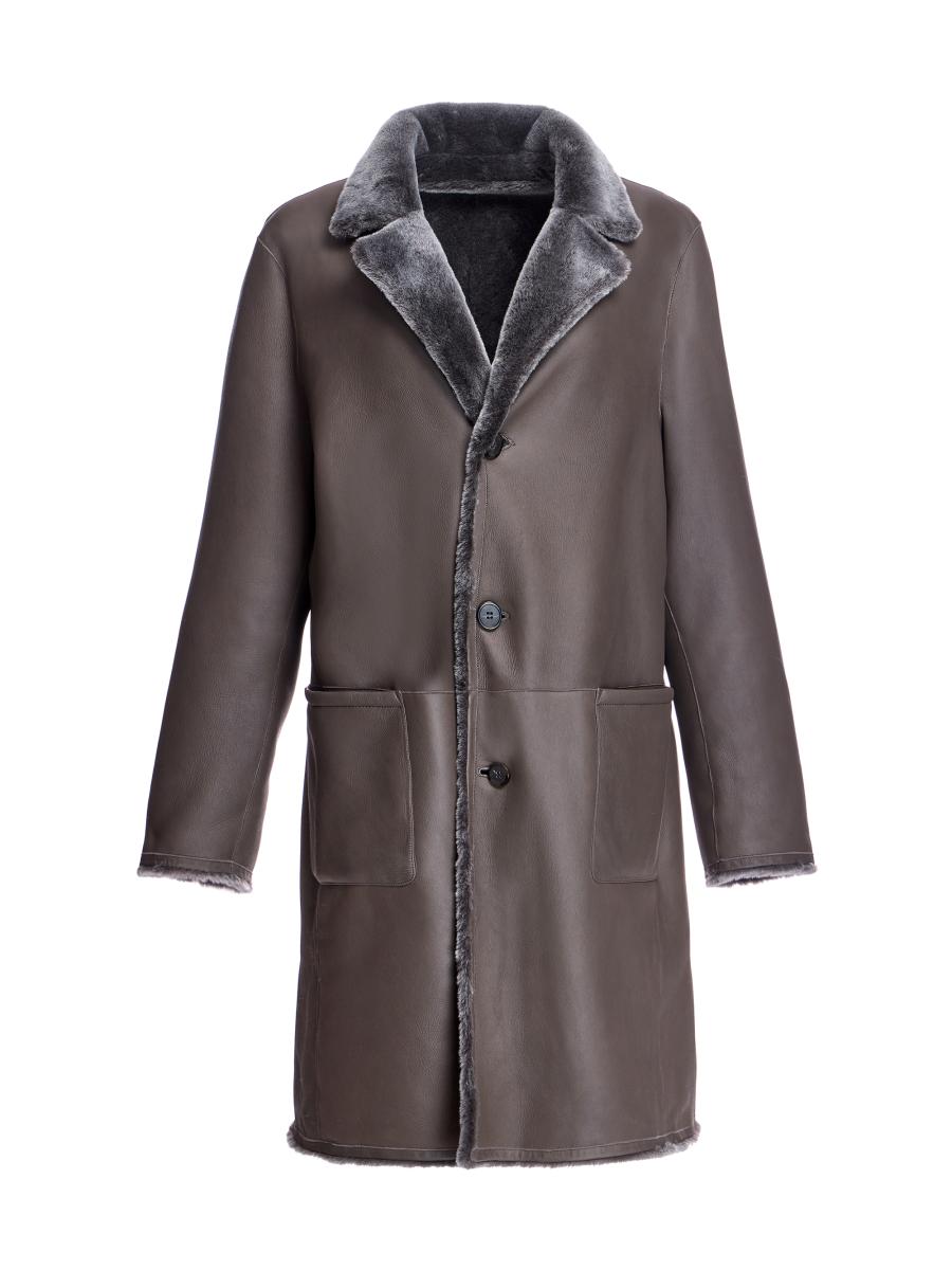 Maximilian Reversible Shearling Car Coat | Saks Fifth Avenue