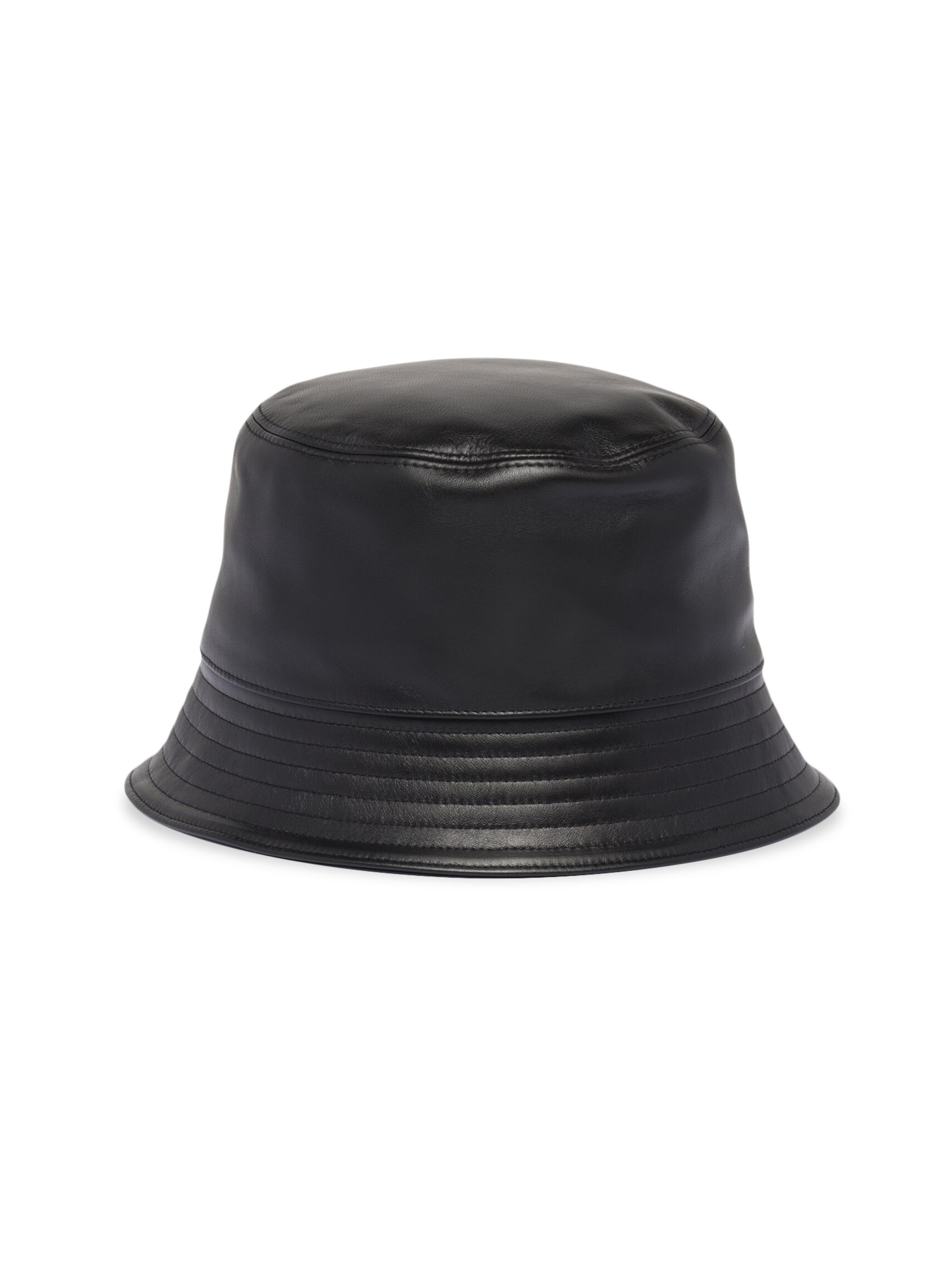 Prada Nappa Leather Bucket Hat | Saks Fifth Avenue