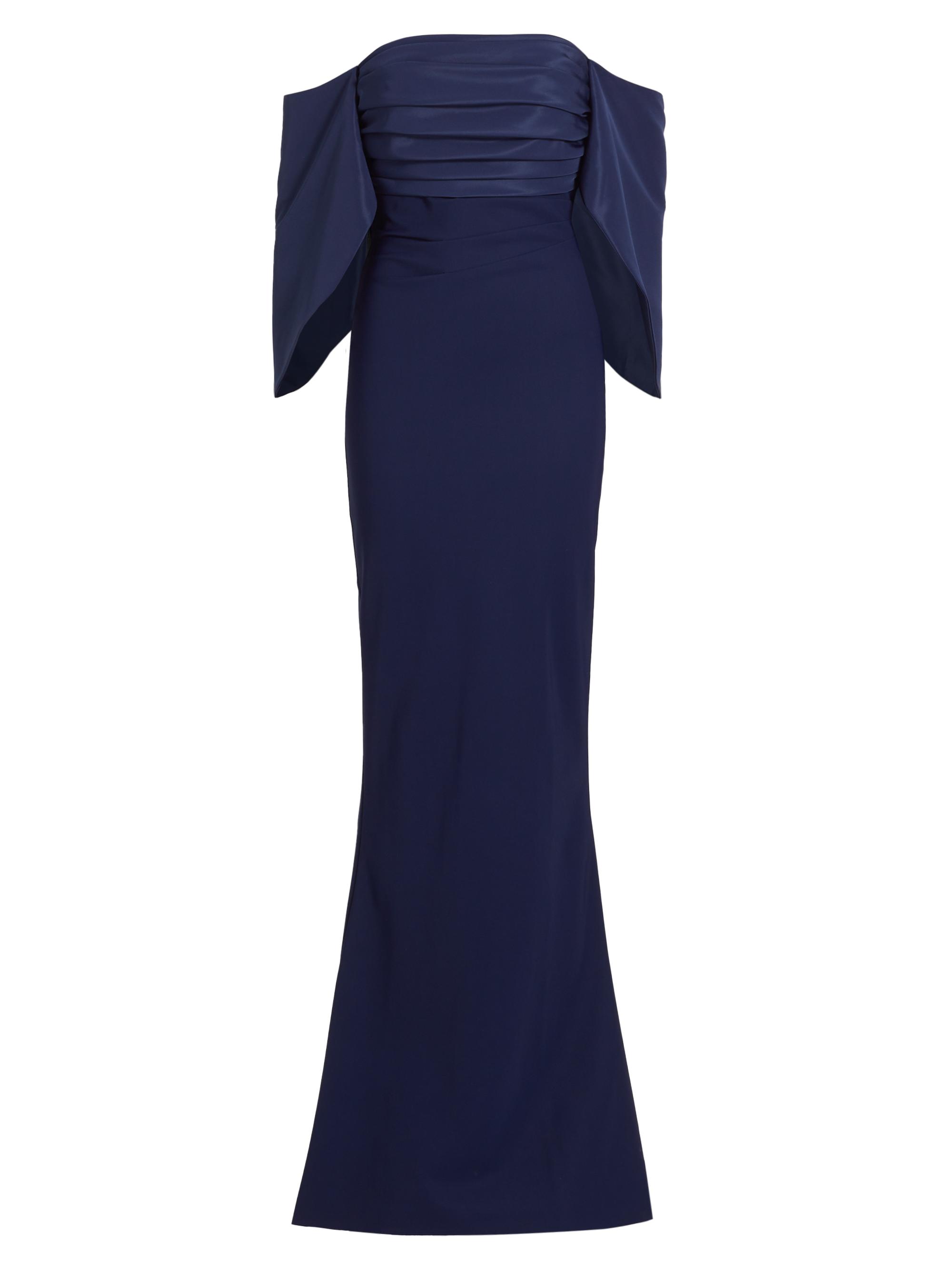 Chiara Boni La Petite Robe Women's Fumiko Off-The-Shoulder Gown - Navy