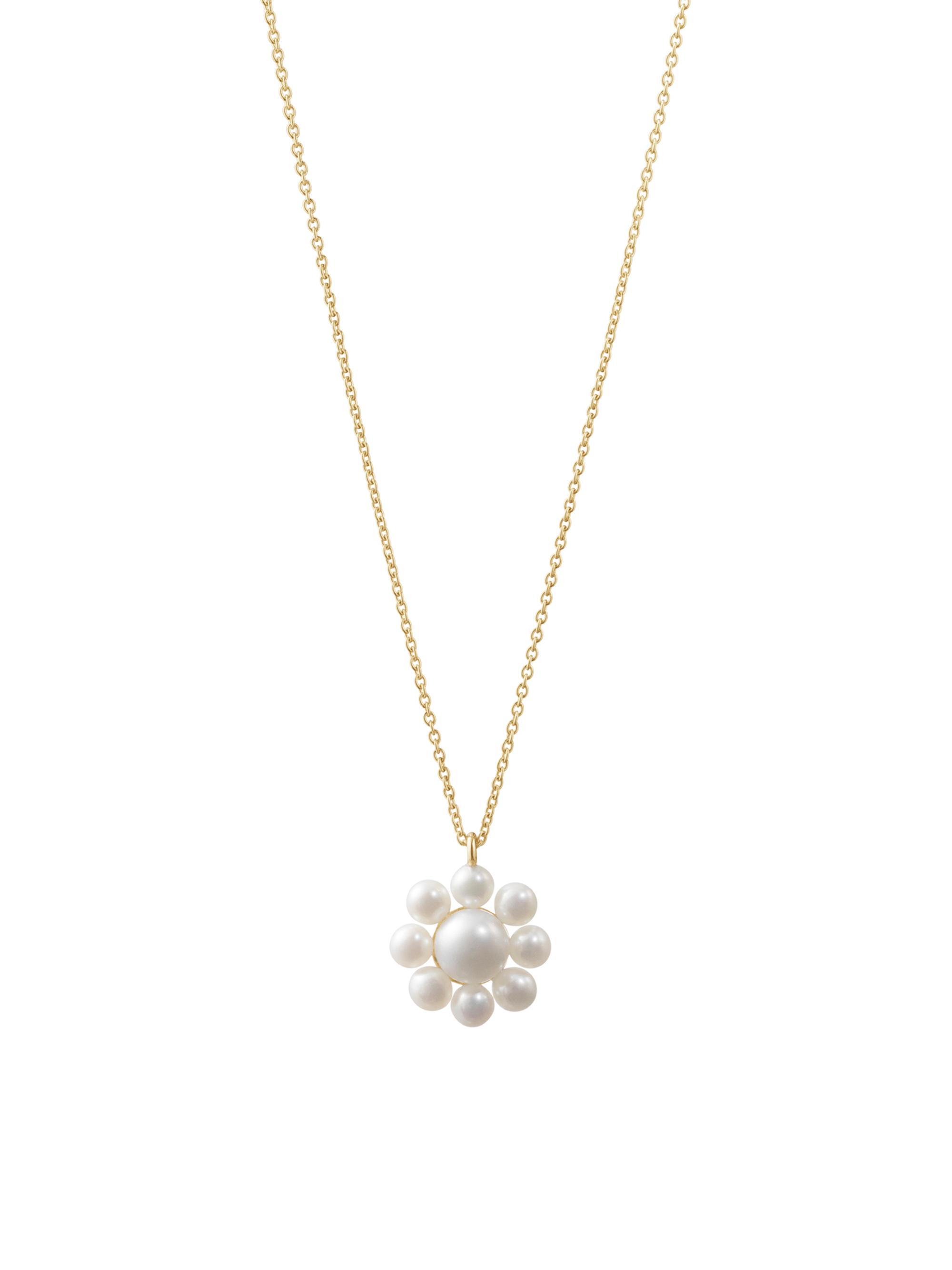 Sophie Bille Brahe Women's Endless Colonnade Margherita 14K Yellow Gold & Freshwater Pearl Pendant Necklace - Yellow Gold