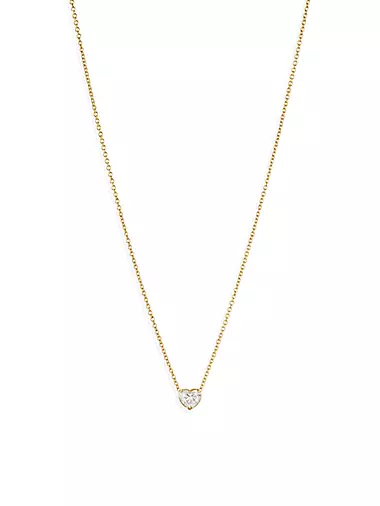 Endless Colonnade Orangerie De Coeur 18K Gold & 0.30 TCW Diamond Necklace