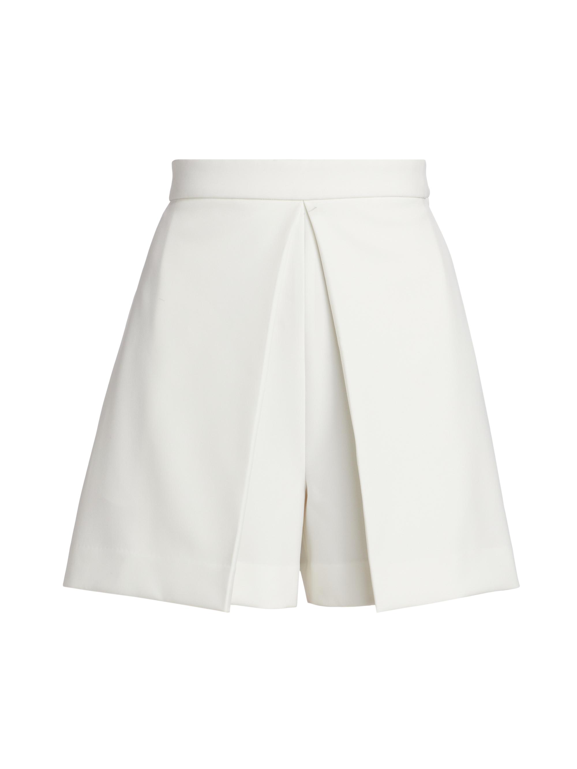 Rosetta Getty Women's Front-Pleat Skort - White
