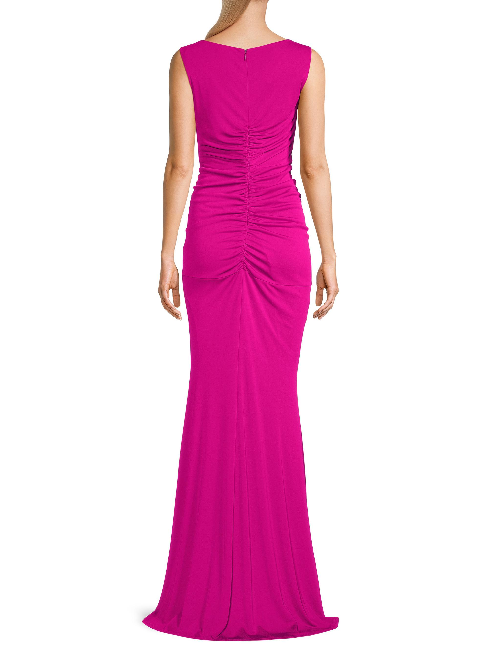 chinese dress ladies Donna Karan Ruched Side Midi Dress - Black