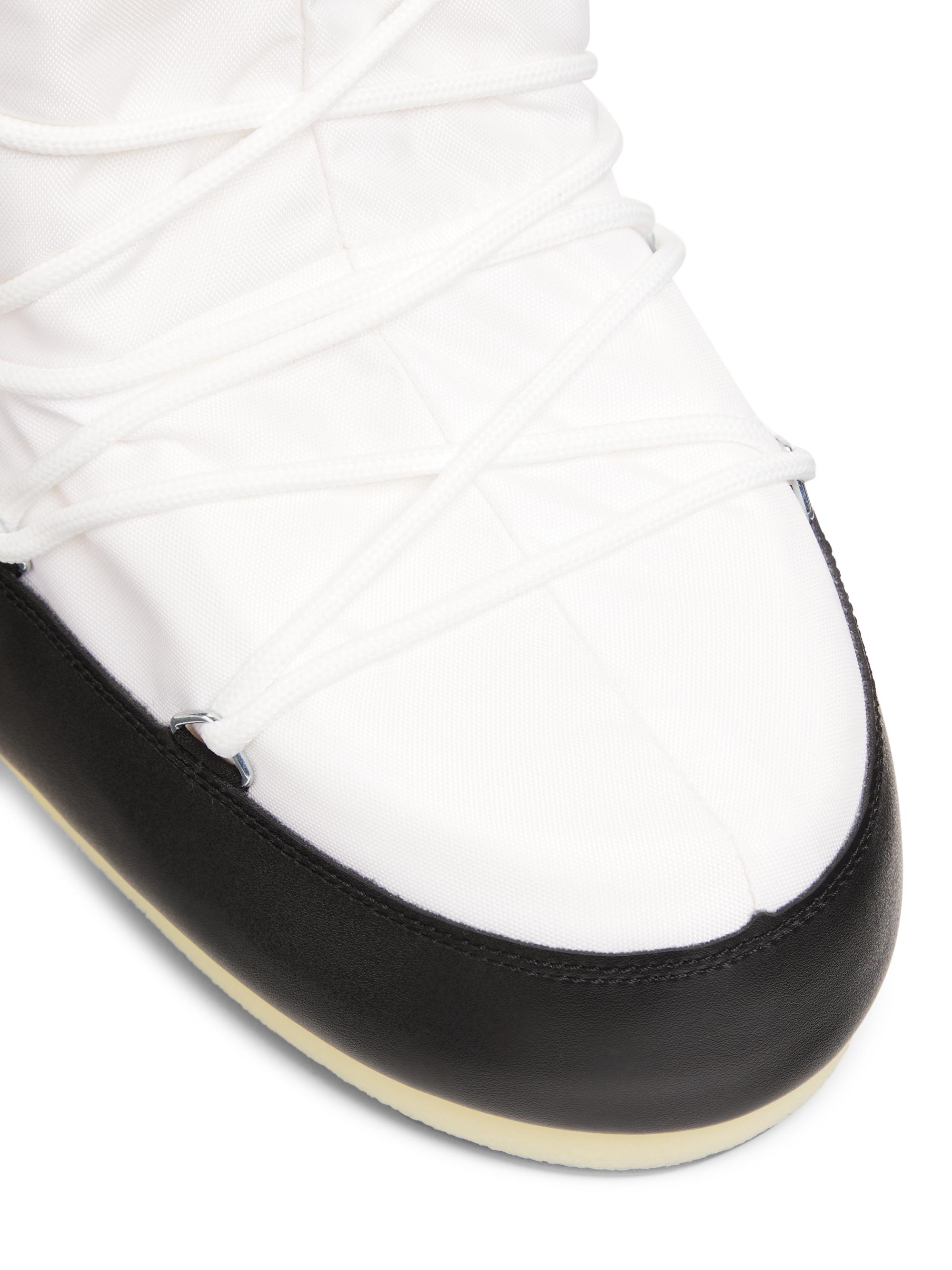 【未使用】MOON BOOT ミッドカフ Icon Nylon White ICON WHITE NYLON BOOTS | Moon Boot®